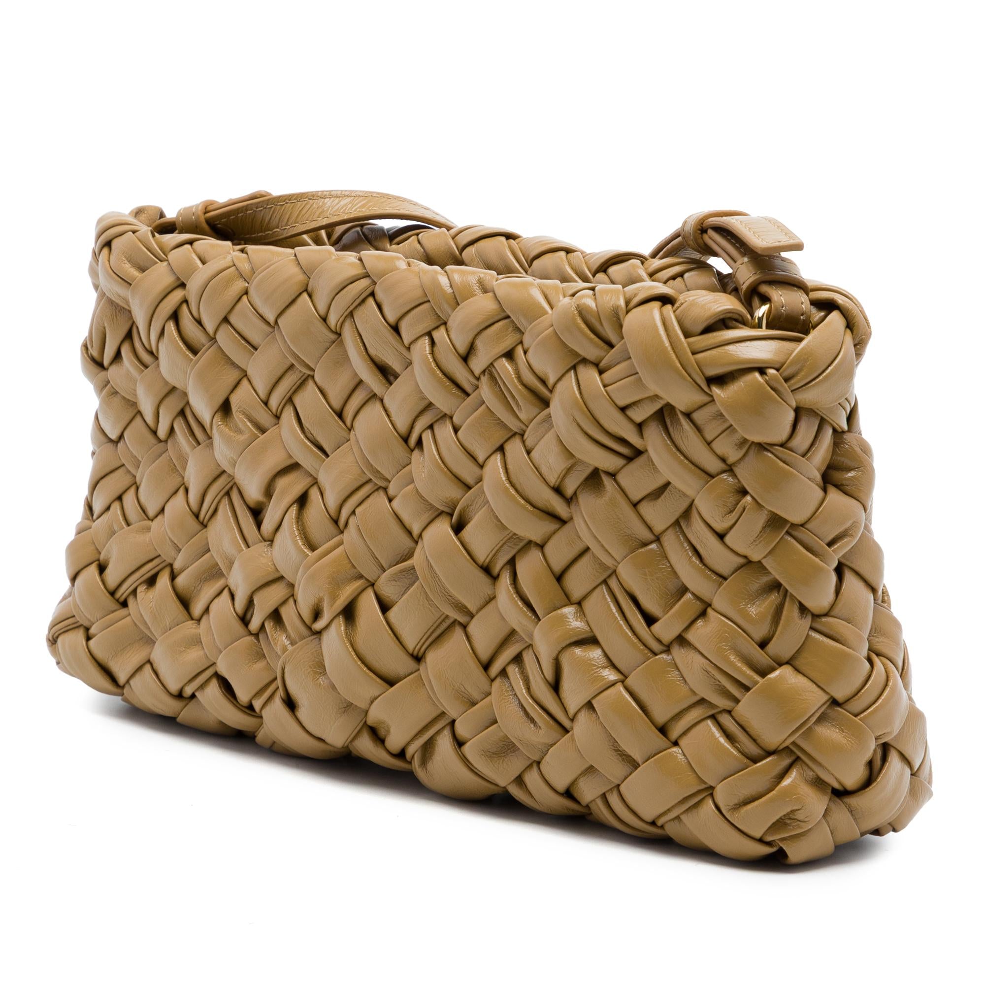 Bottega Veneta Nappa Intrecciato Kalimero Cha Cha Shoulder Bag