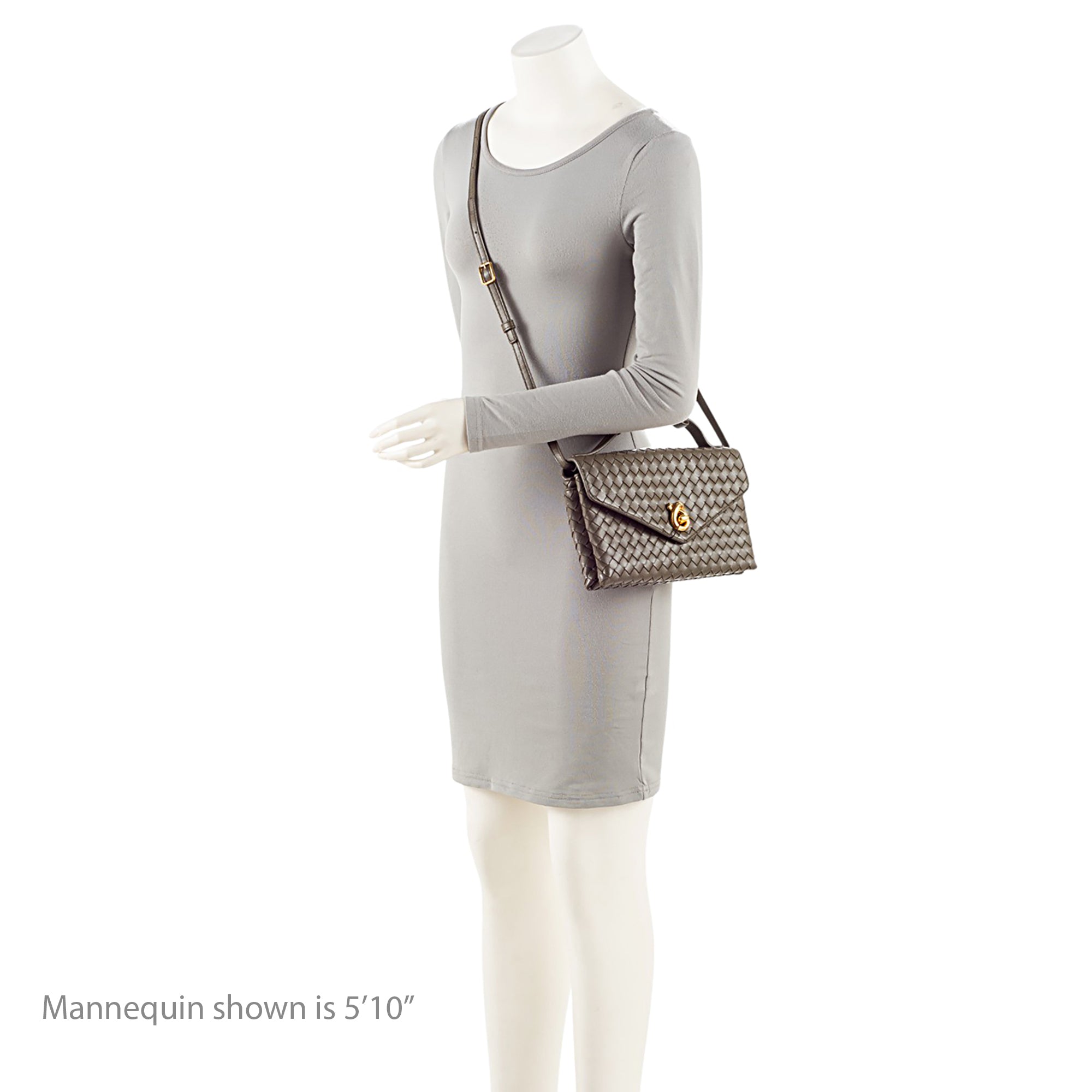 Bottega Veneta Nappa Intrecciato Knot Lock Top Handle Crossbody
