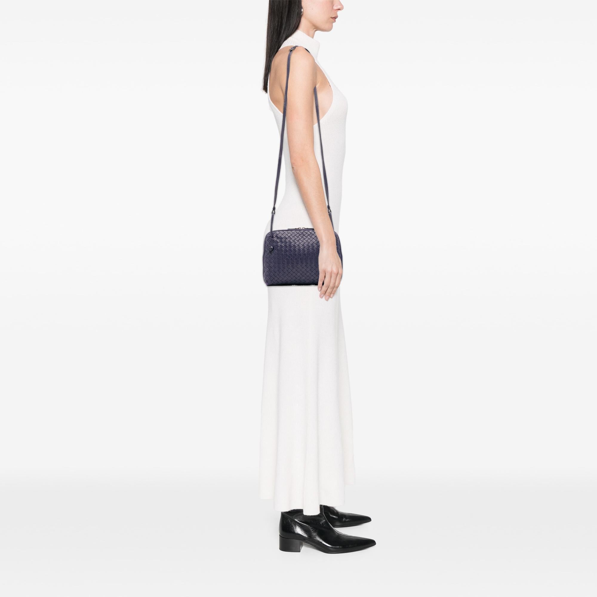 Bottega Veneta Nappa Intrecciato Nodini Crossbody