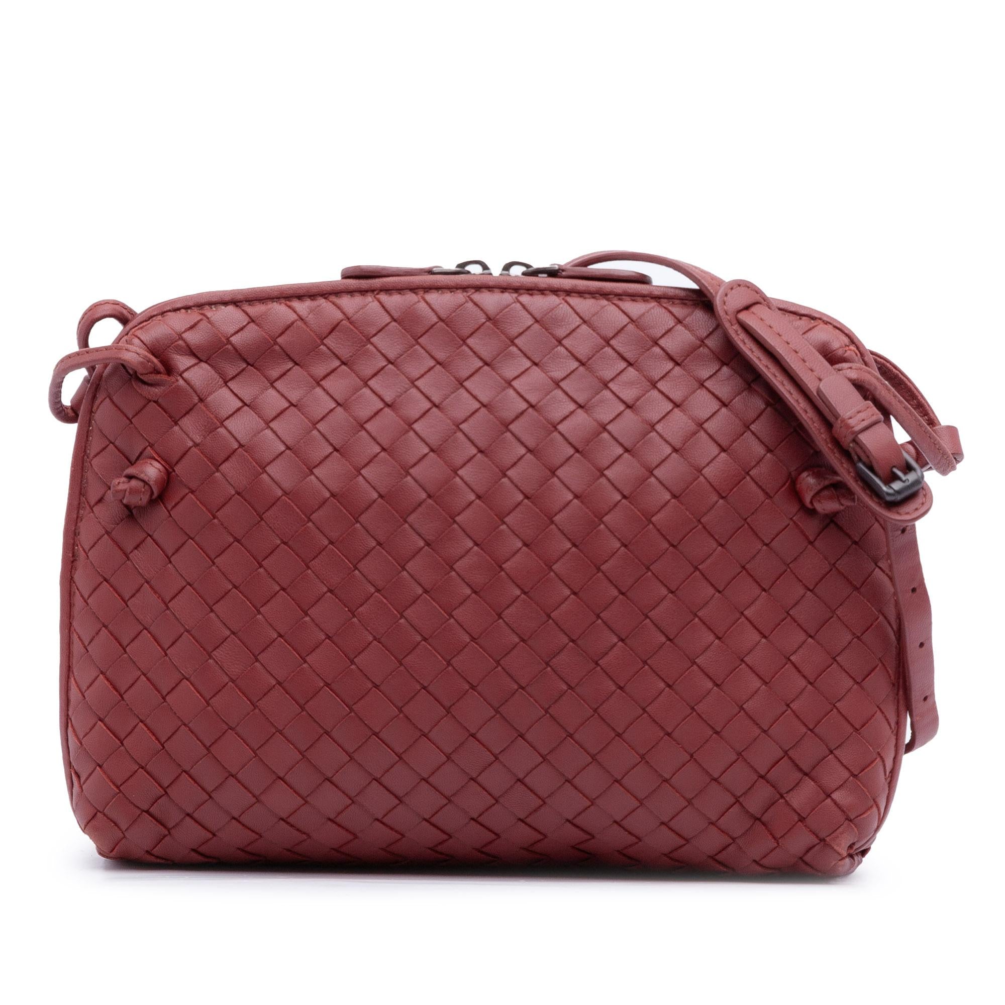 Bottega Veneta Nappa Intrecciato Nodini Crossbody