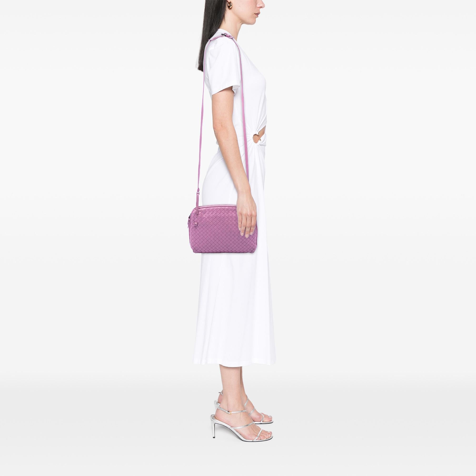 Bottega Veneta Nappa Intrecciato Nodini Crossbody