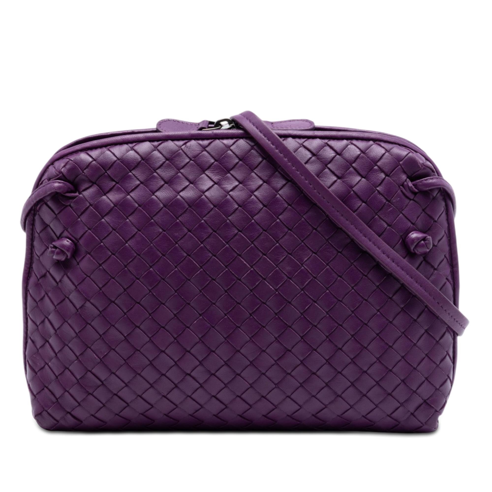 Bottega Veneta Nappa Intrecciato Nodini Crossbody