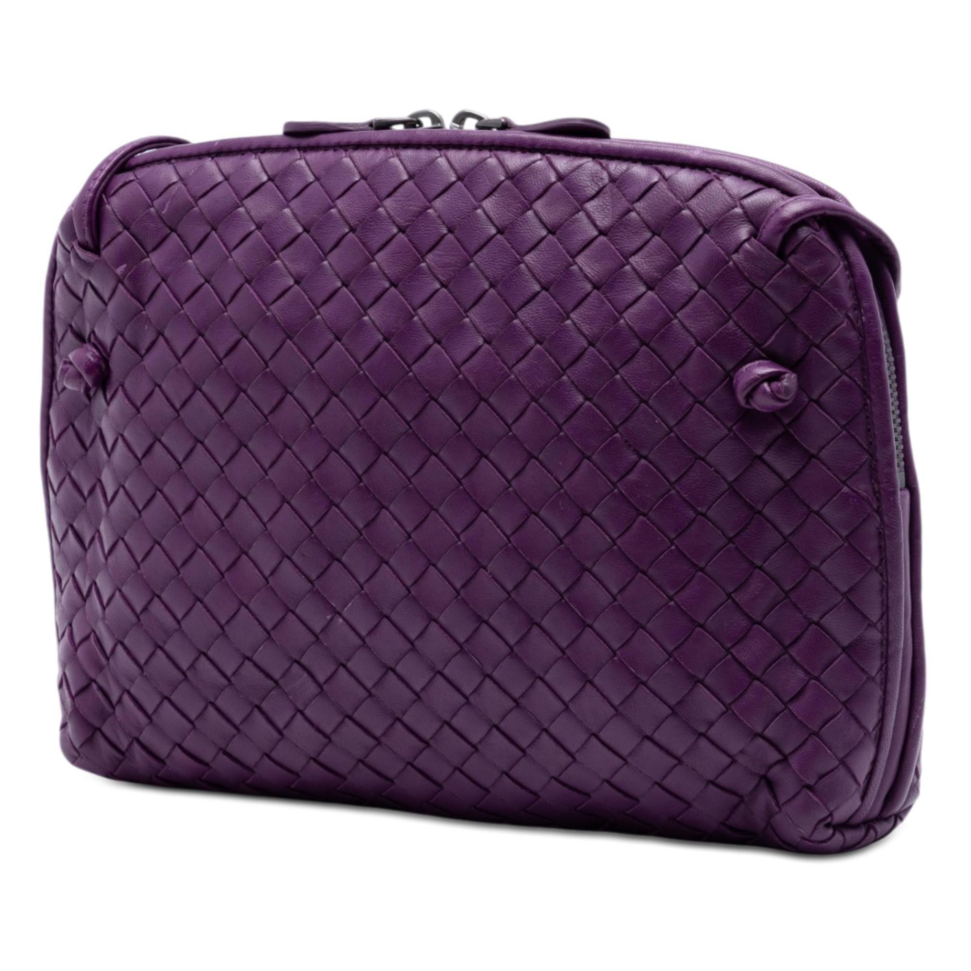 Bottega Veneta Nappa Intrecciato Nodini Crossbody