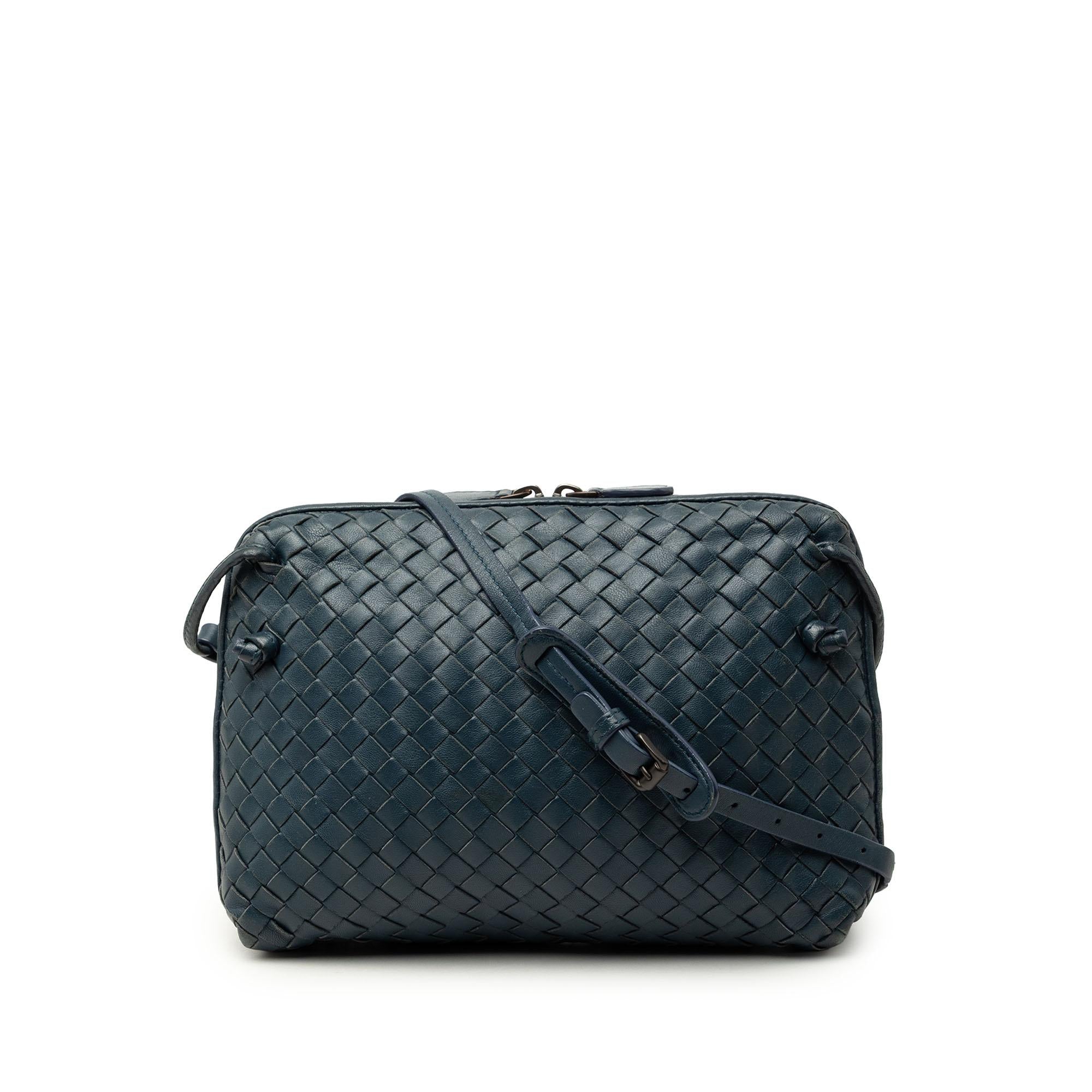 Bottega Veneta Nappa Intrecciato Nodini Crossbody