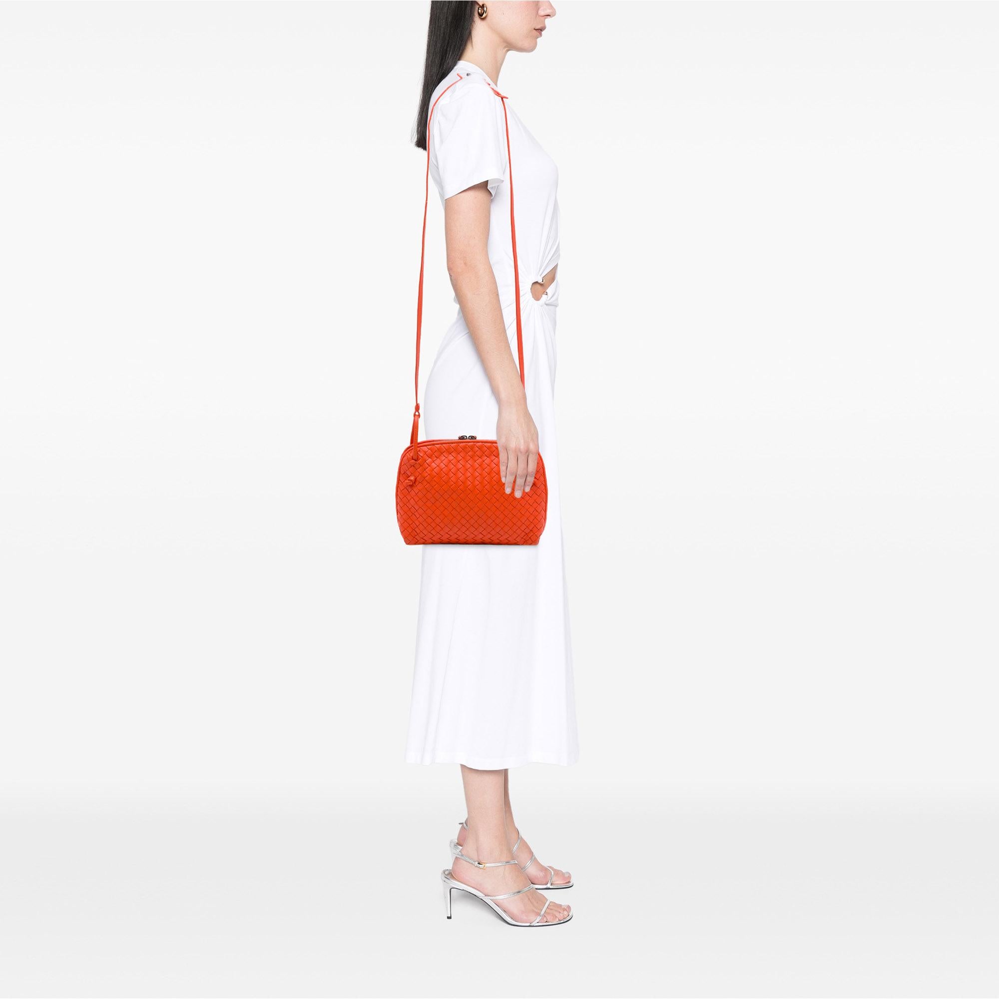 Bottega Veneta Nappa Intrecciato Nodini Crossbody