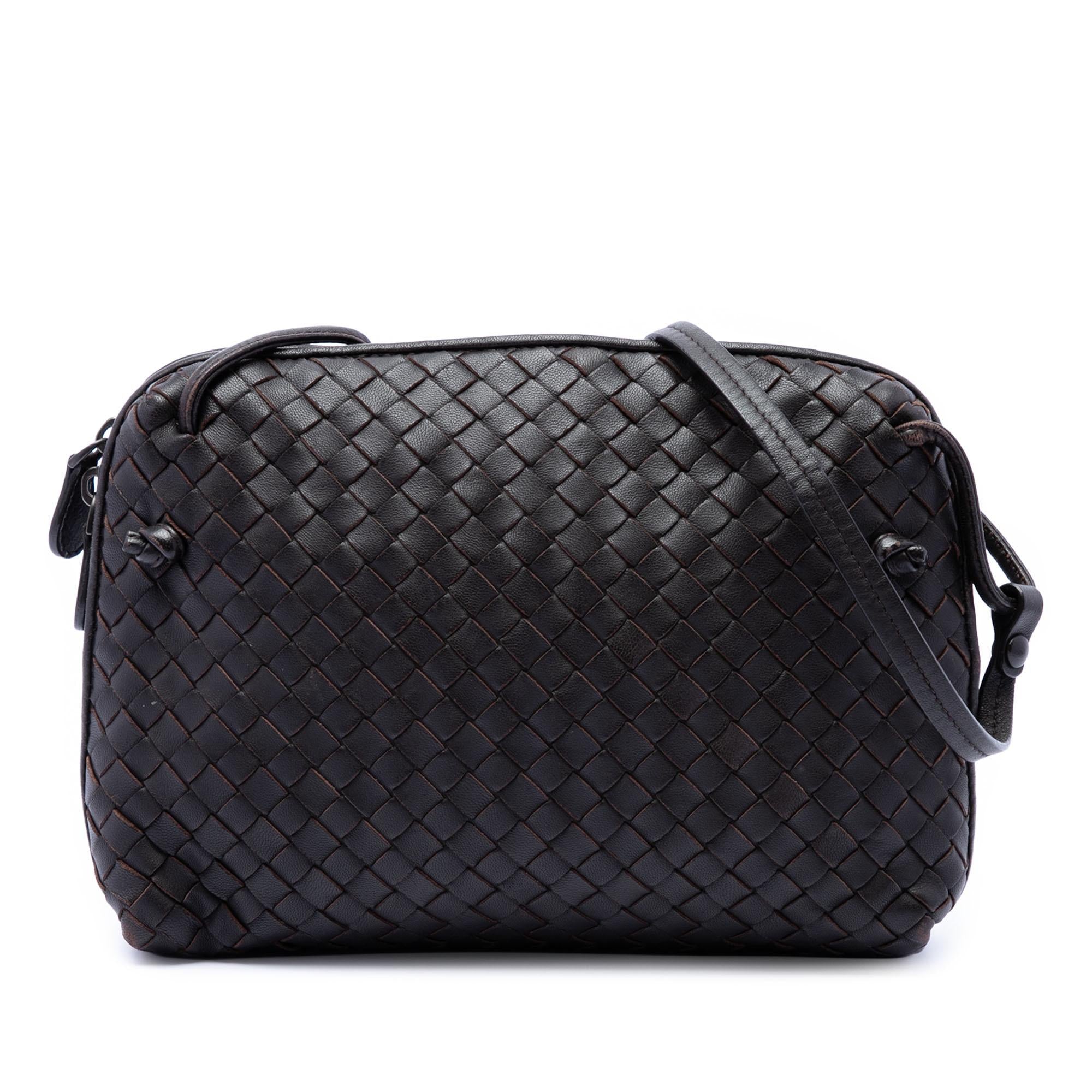 Bottega Veneta Nappa Intrecciato Nodini Crossbody