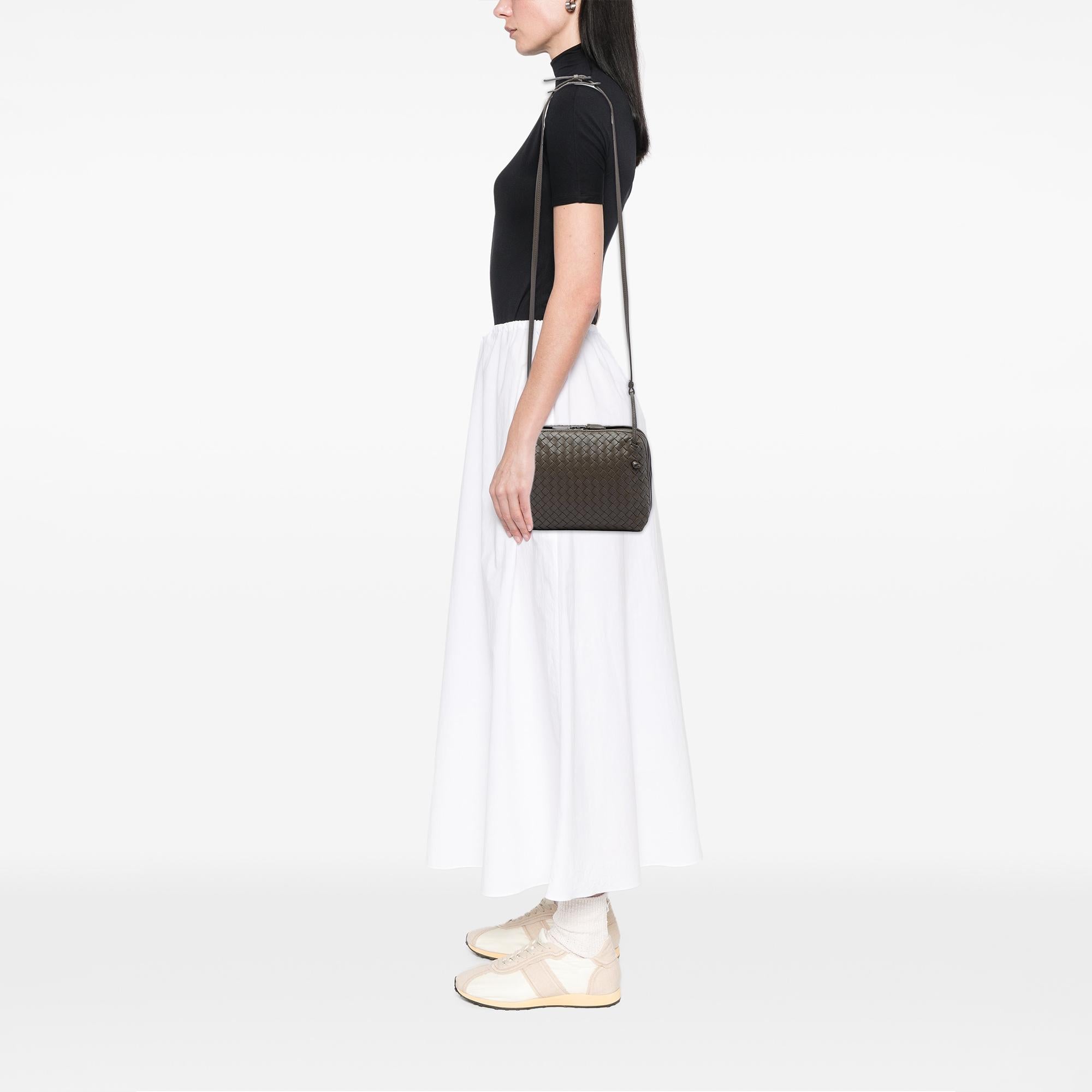 Bottega Veneta Nappa Intrecciato Nodini Crossbody