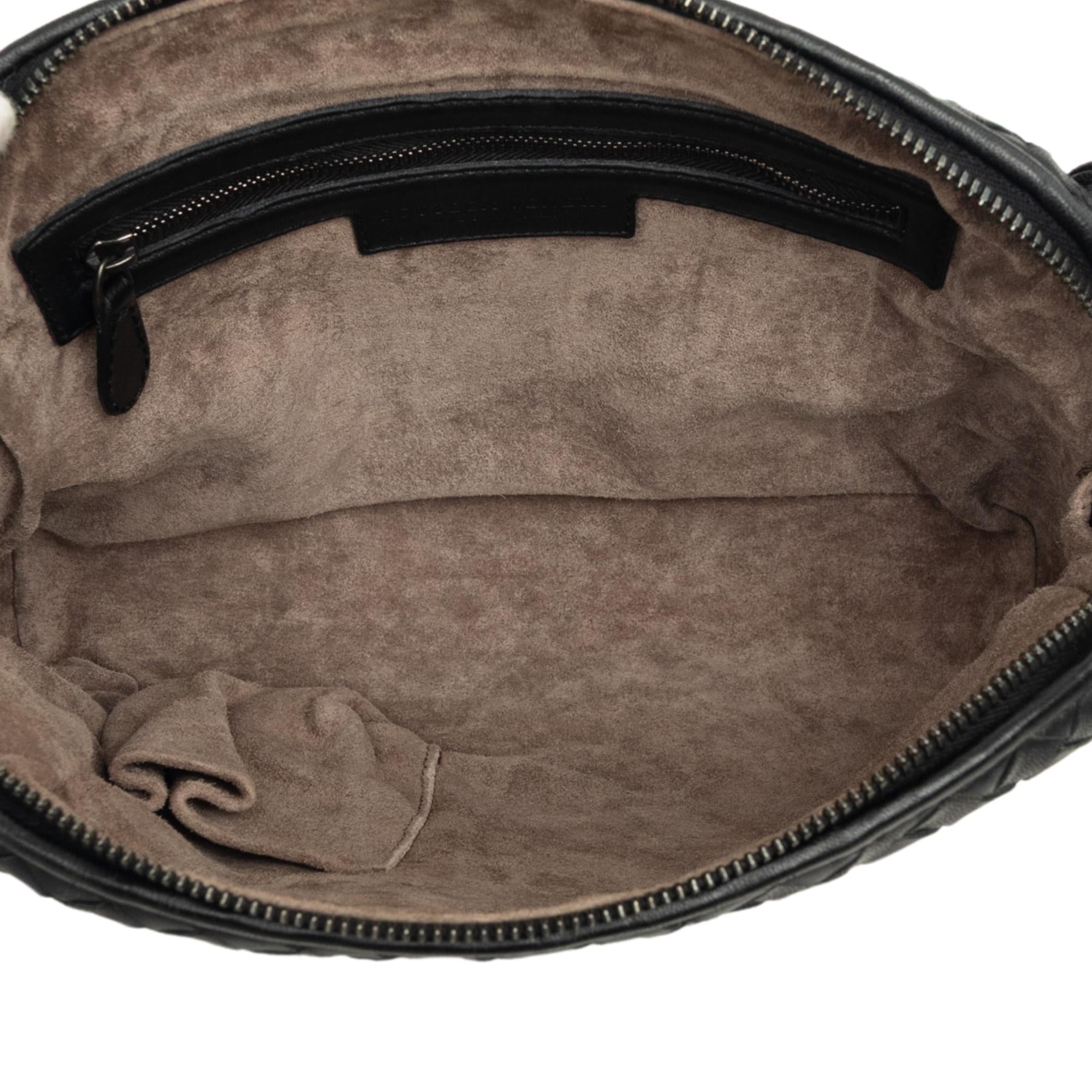 Bottega Veneta Nappa Intrecciato Nodini Crossbody