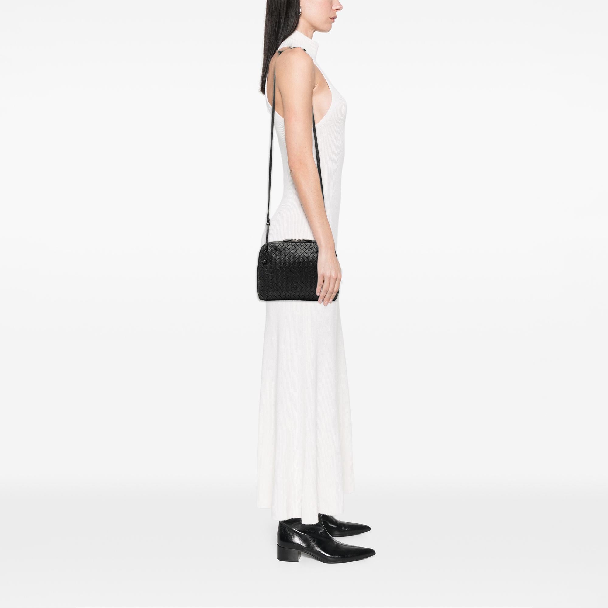 Bottega Veneta Nappa Intrecciato Nodini Crossbody