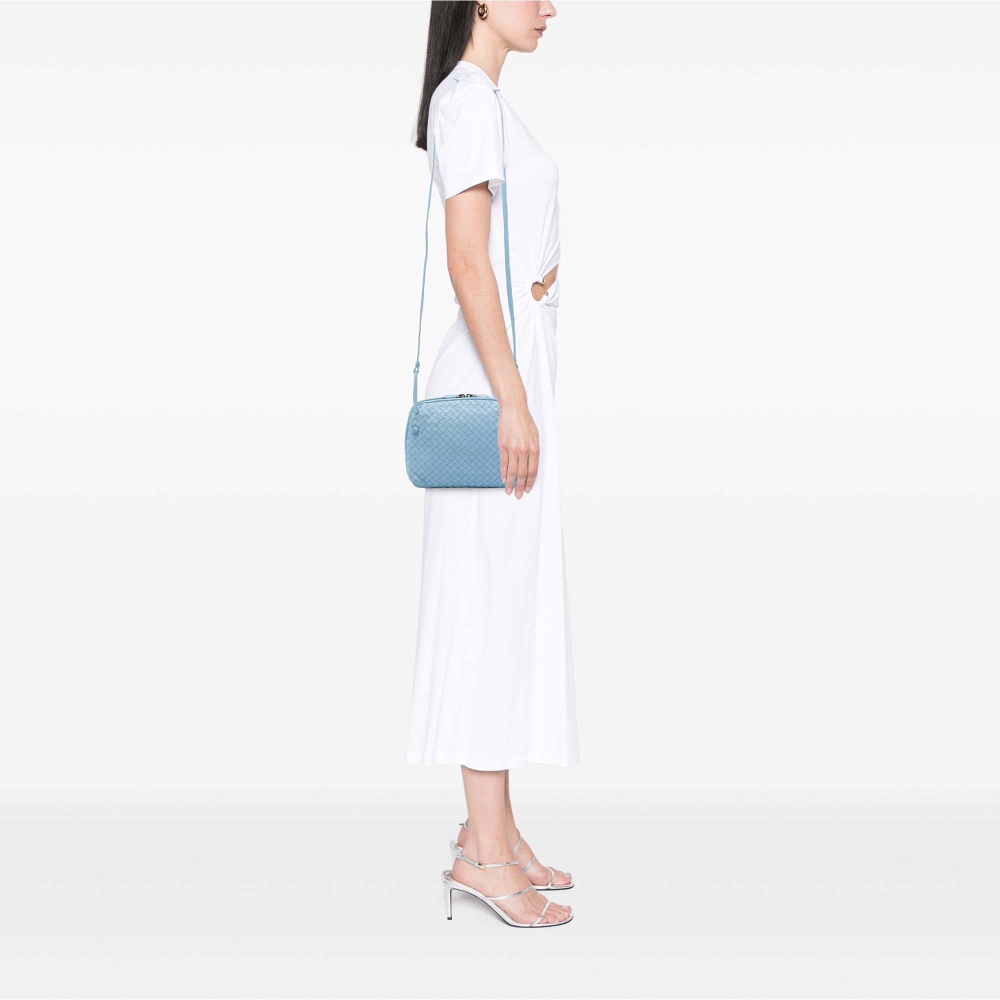 Bottega Veneta Nappa Intrecciato Nodini Crossbody