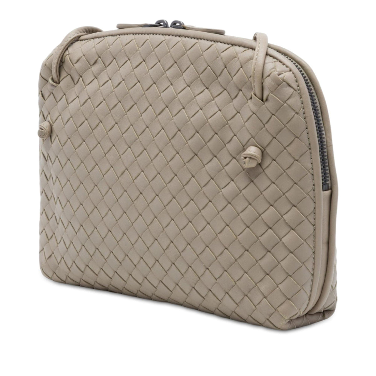 Bottega Veneta Nappa Intrecciato Nodini Crossbody