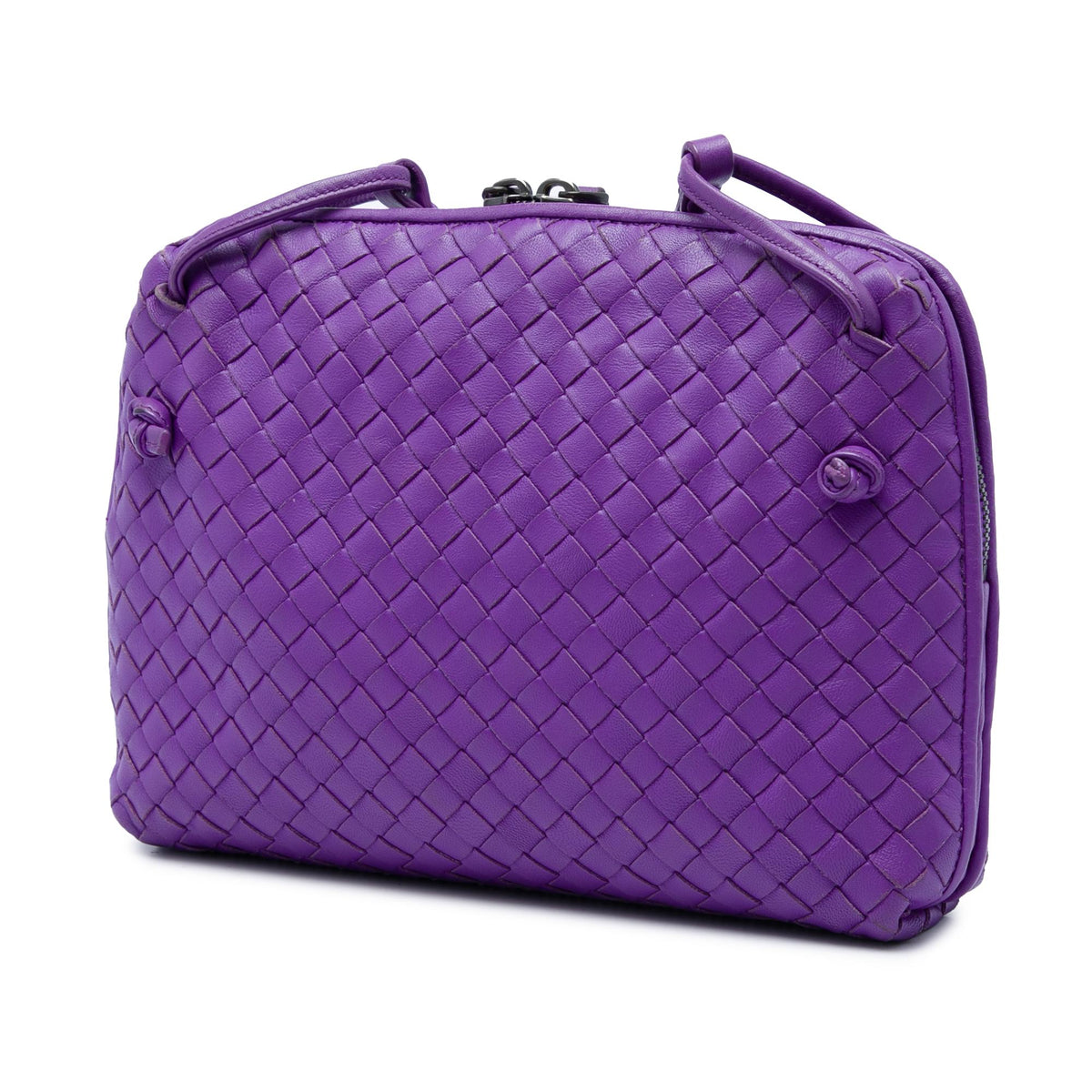 Bottega Veneta Nappa Intrecciato Nodini Crossbody