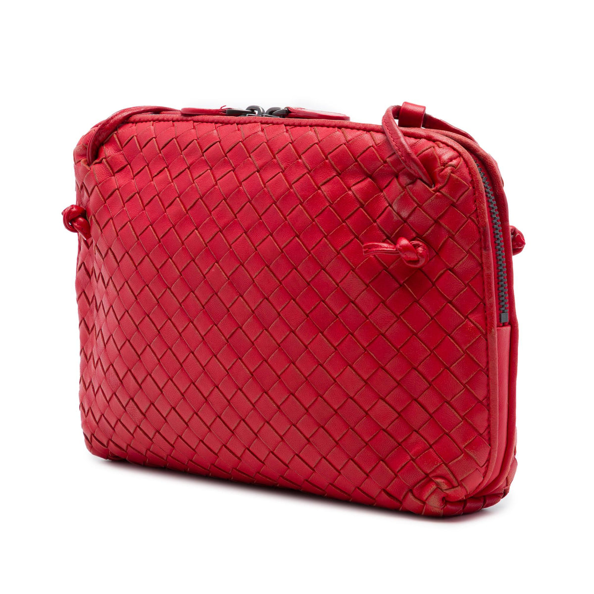 Bottega Veneta Nappa Intrecciato Nodini Crossbody