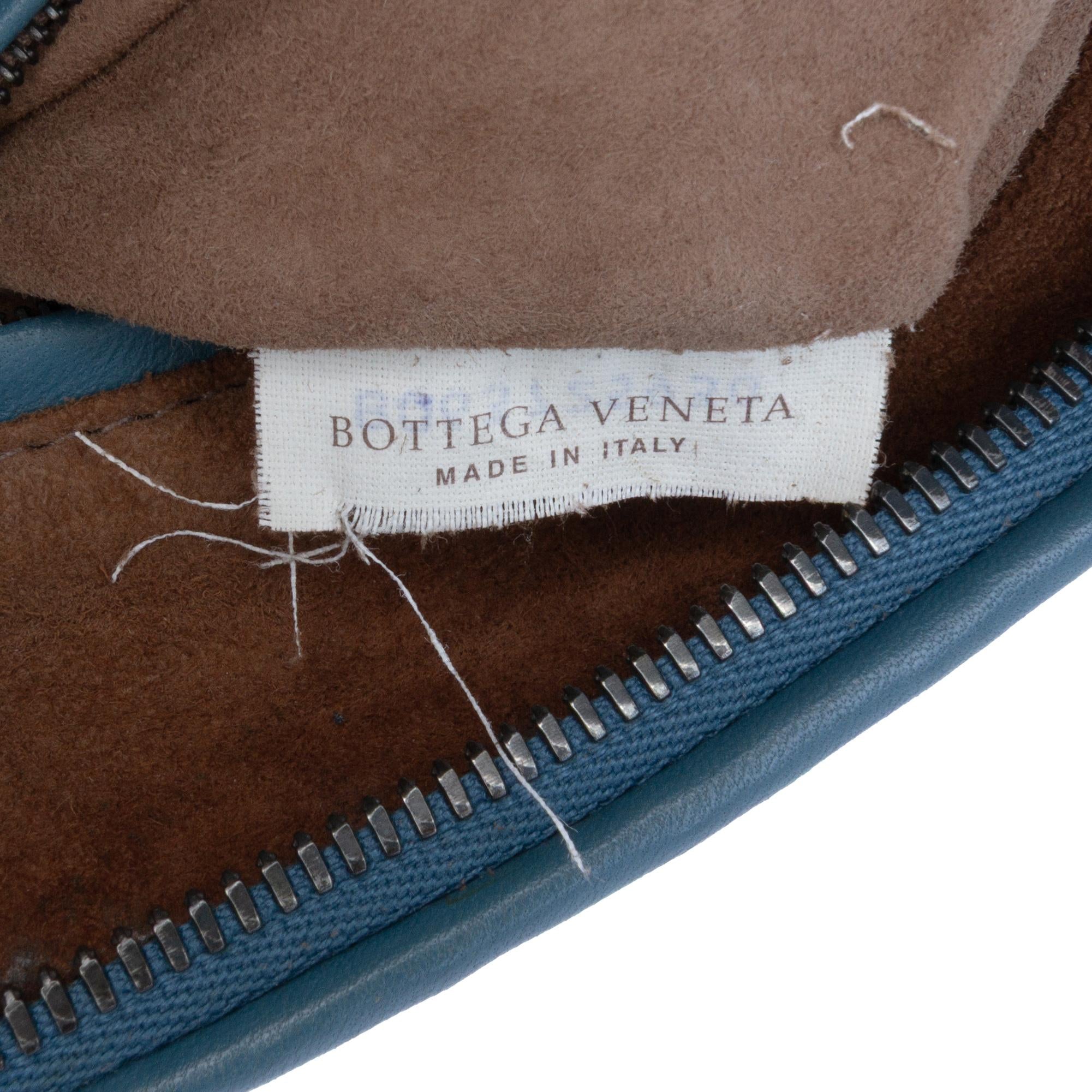 Bottega Veneta Nappa Intrecciato Nodini Double Zip Crossbody