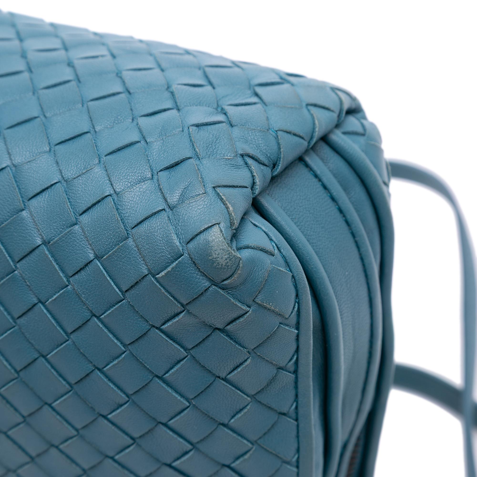 Bottega Veneta Nappa Intrecciato Nodini Double Zip Crossbody