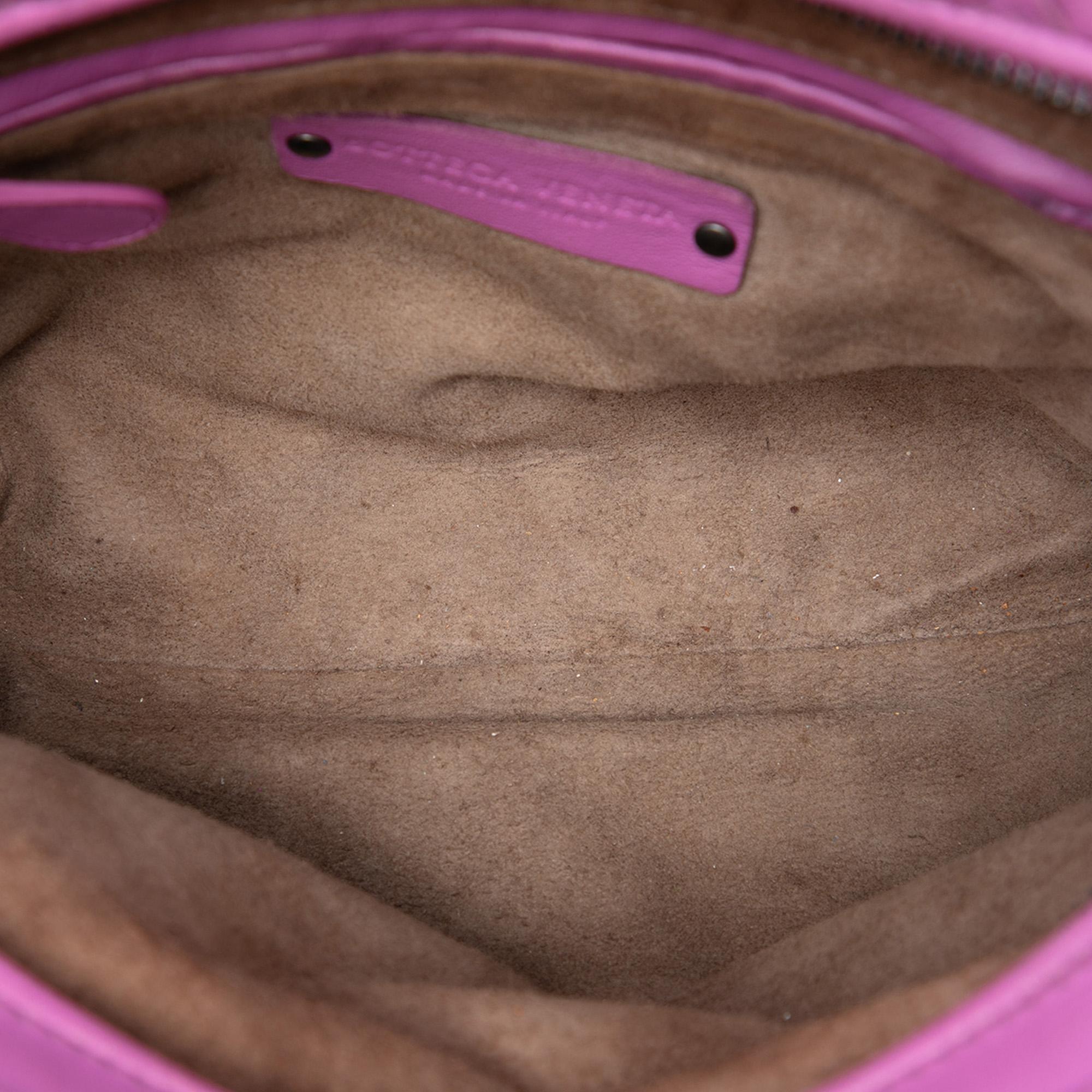 Bottega Veneta Nappa Intrecciato Nodini Double Zip Crossbody
