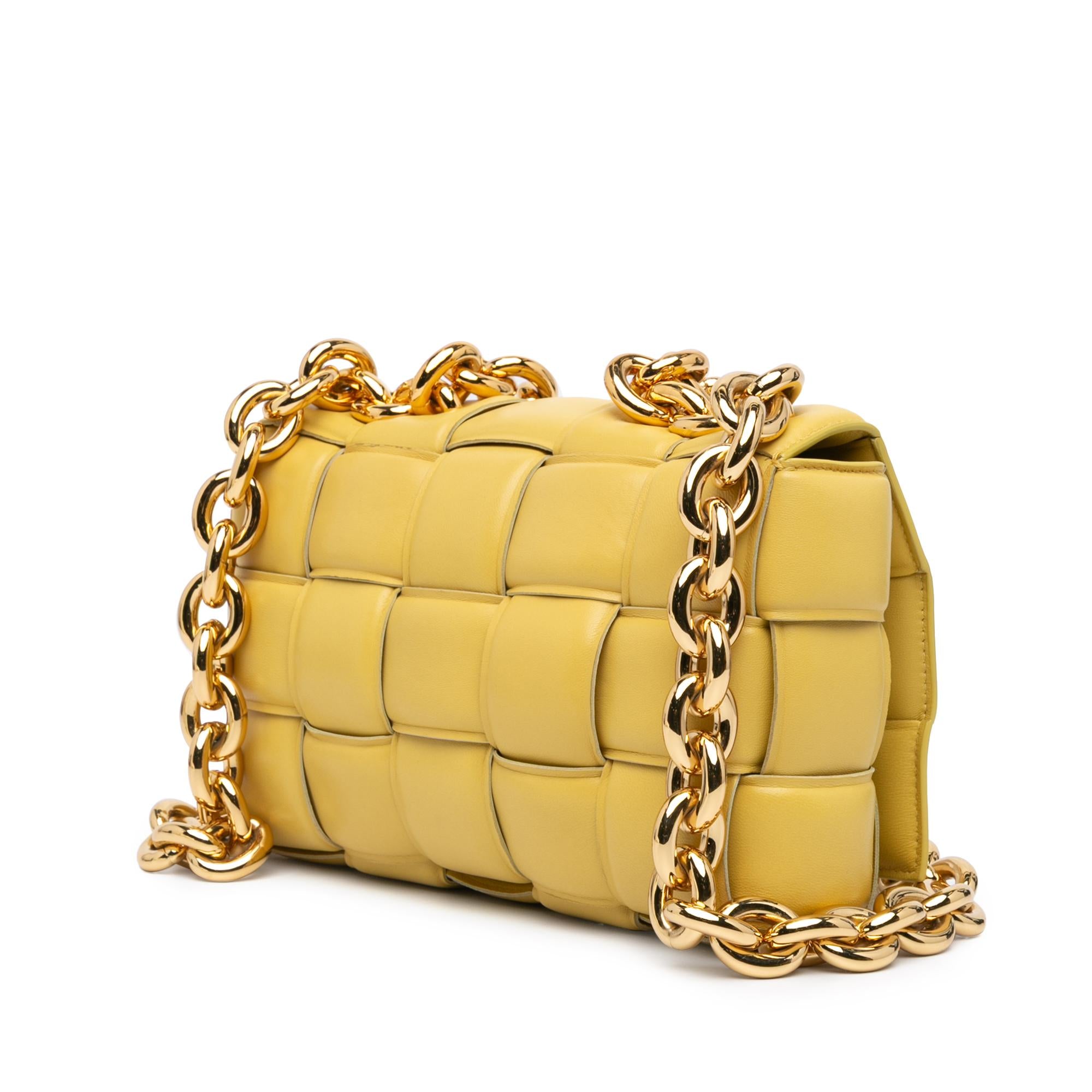 Bottega Veneta Nappa Intrecciato Padded Chain Cassette Satchel
