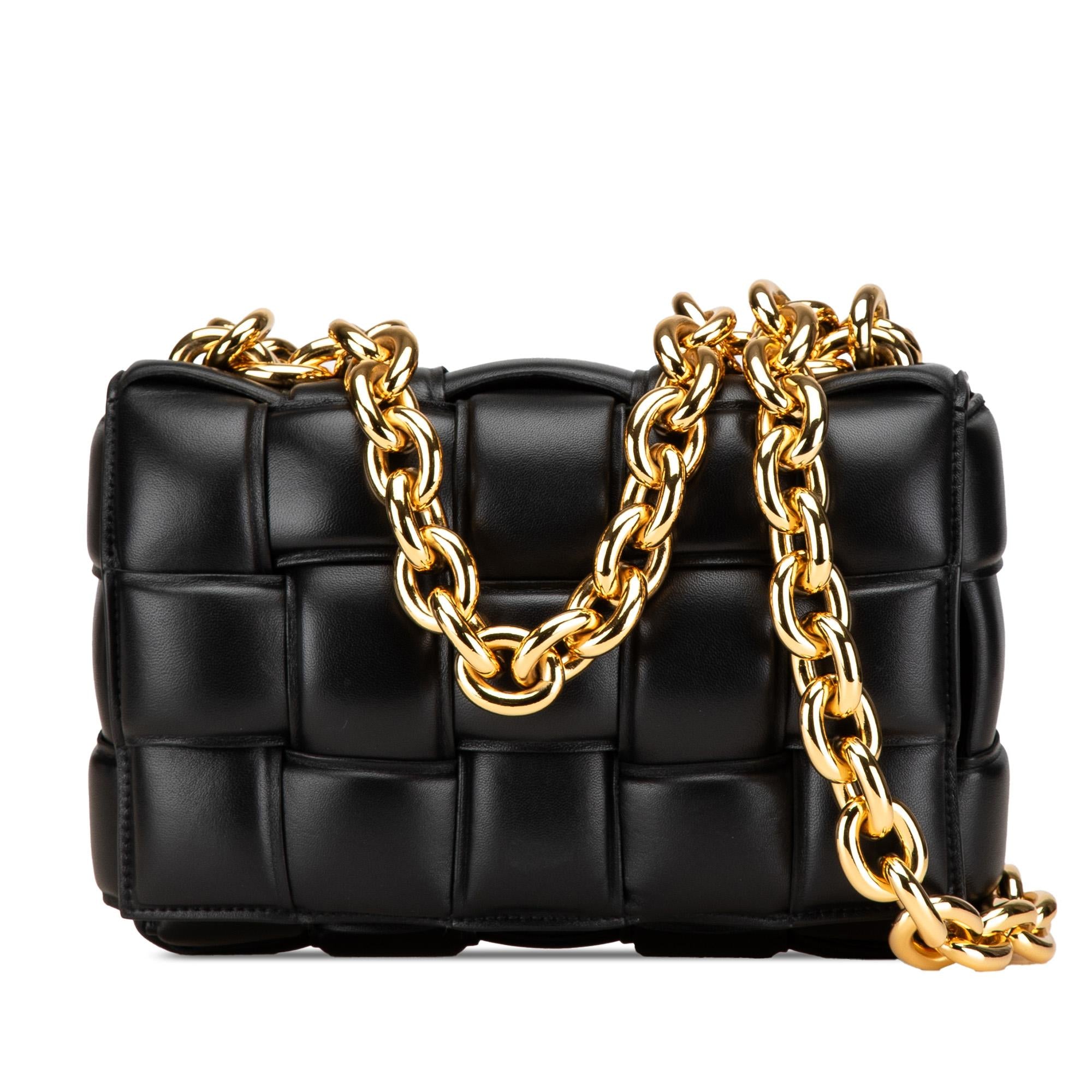 Bottega Veneta Nappa Intrecciato Padded Chain Cassette Satchel