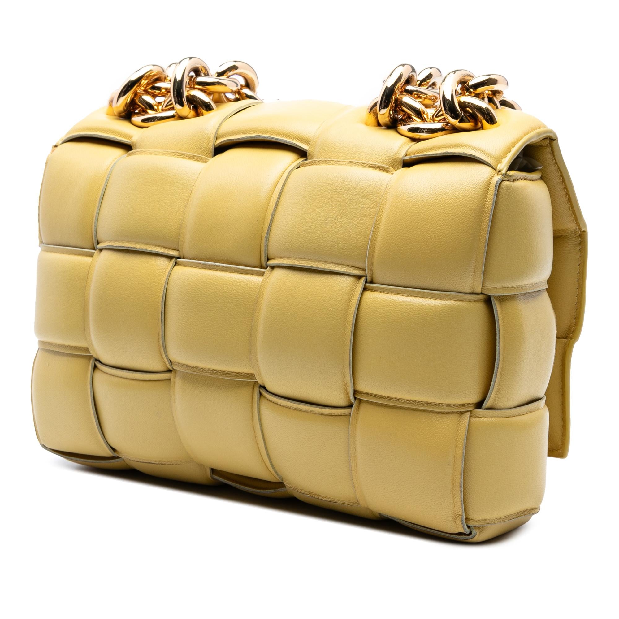 Bottega Veneta Nappa Intrecciato Padded Chain Cassette Satchel