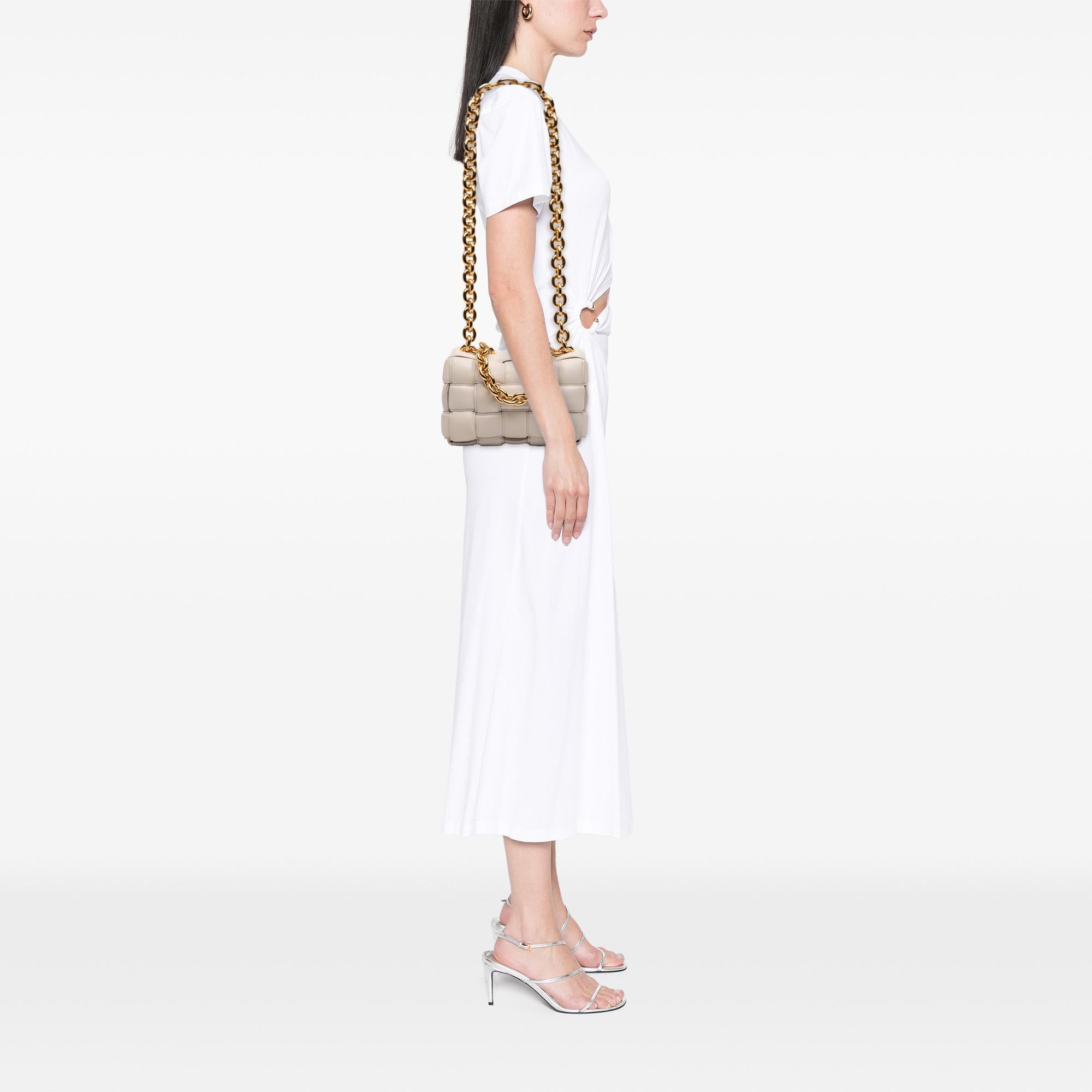 Bottega Veneta Nappa Intrecciato Padded Chain Cassette Satchel