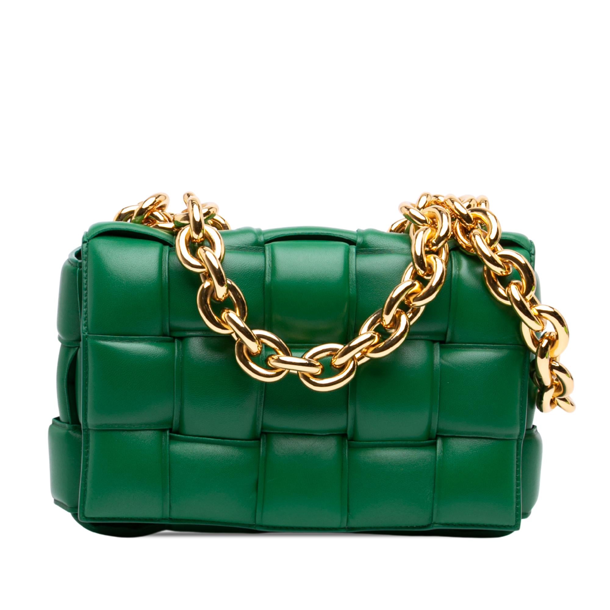 Bottega Veneta Nappa Intrecciato Padded Chain Cassette Satchel