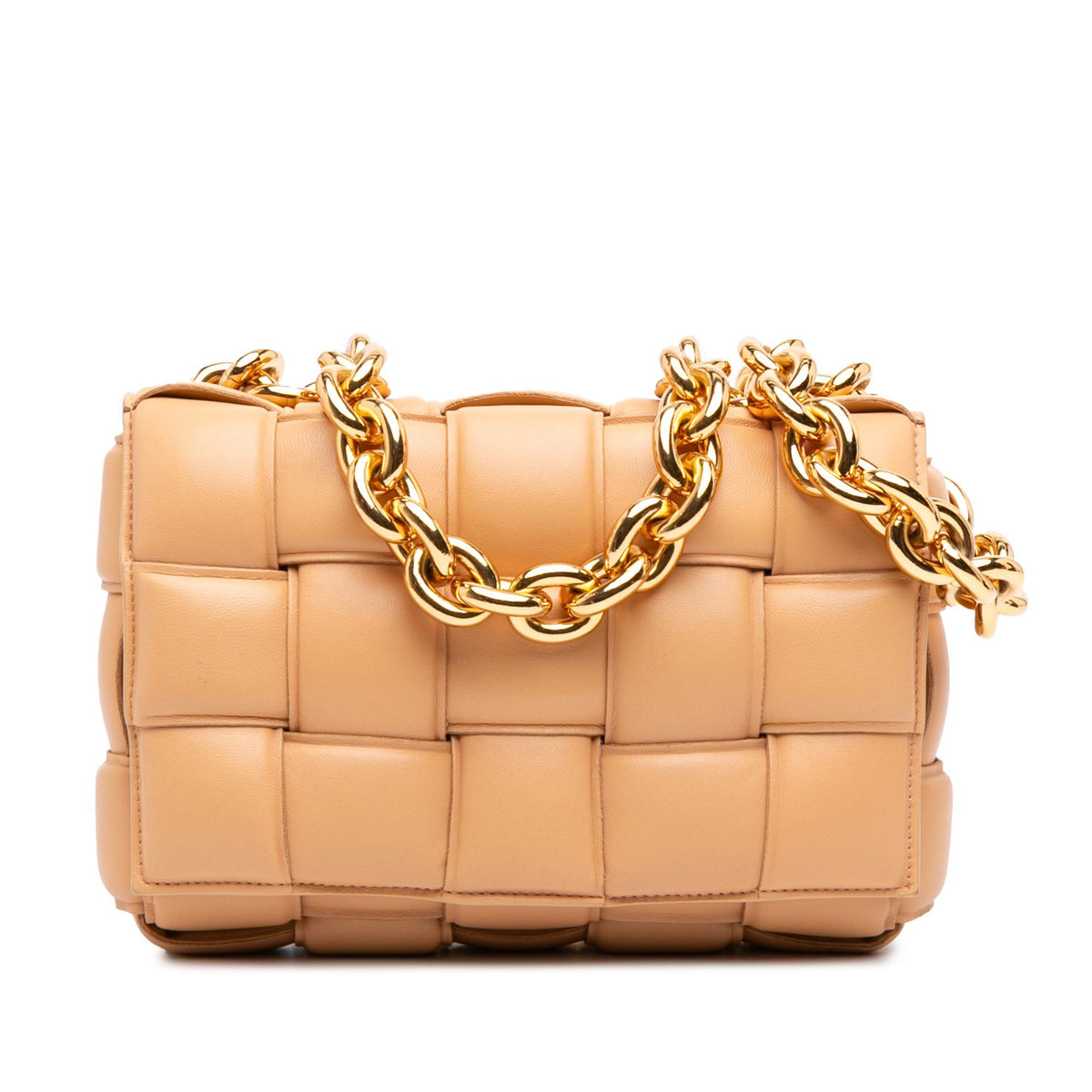 Bottega Veneta Nappa Intrecciato Padded Chain Cassette Satchel