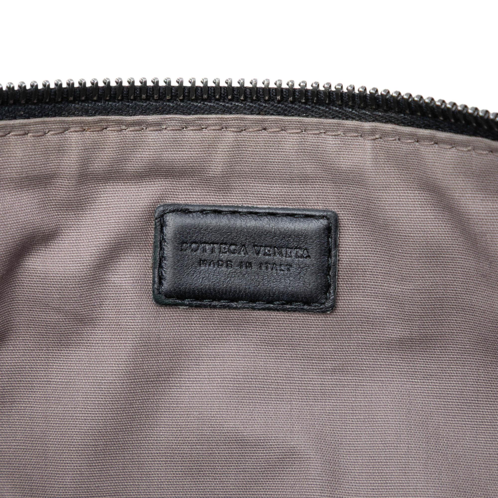 Bottega Veneta Nappa Intrecciato Palio Fringe Clutch