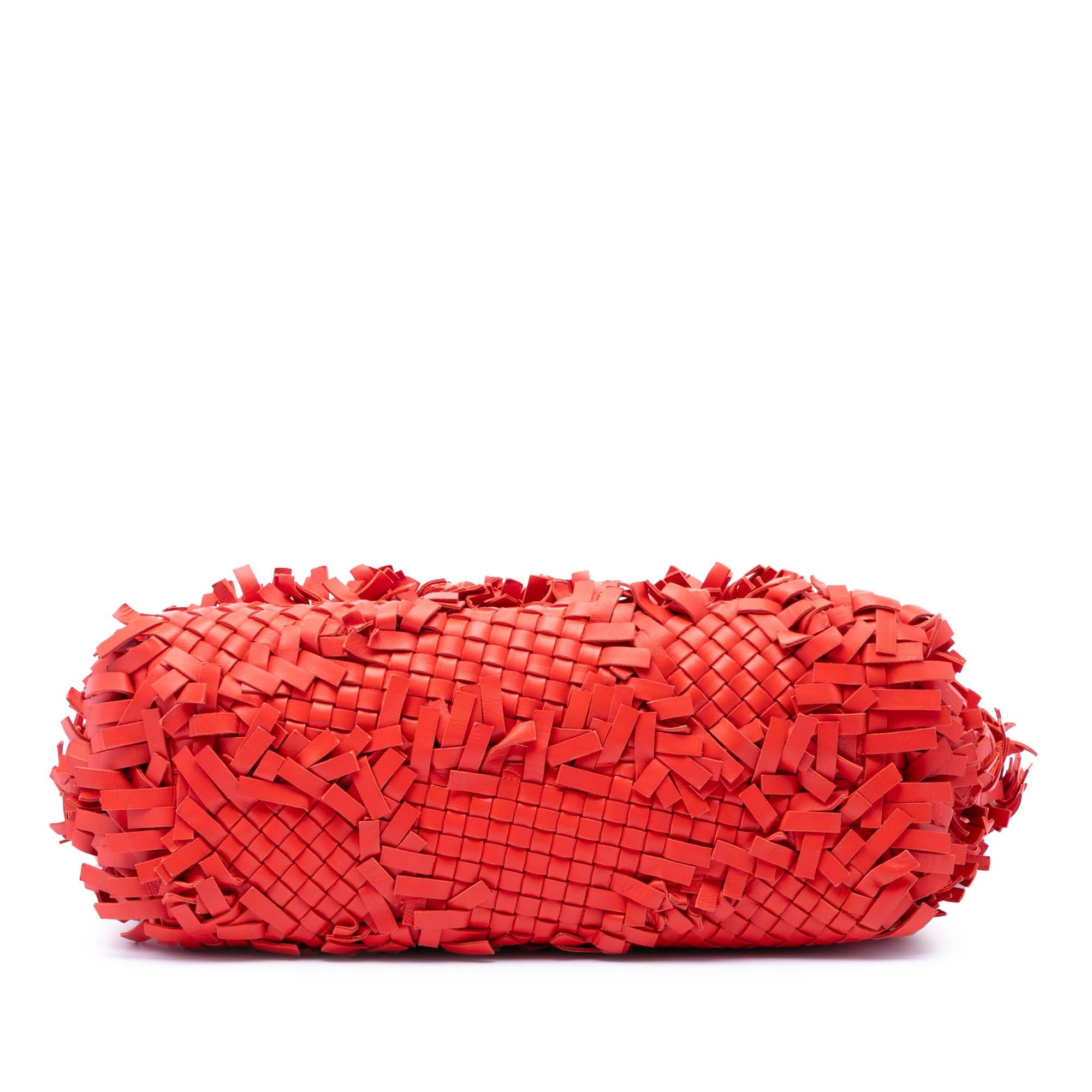 Bottega Veneta Nappa Intrecciato Patchwork Lido Fringe Tote