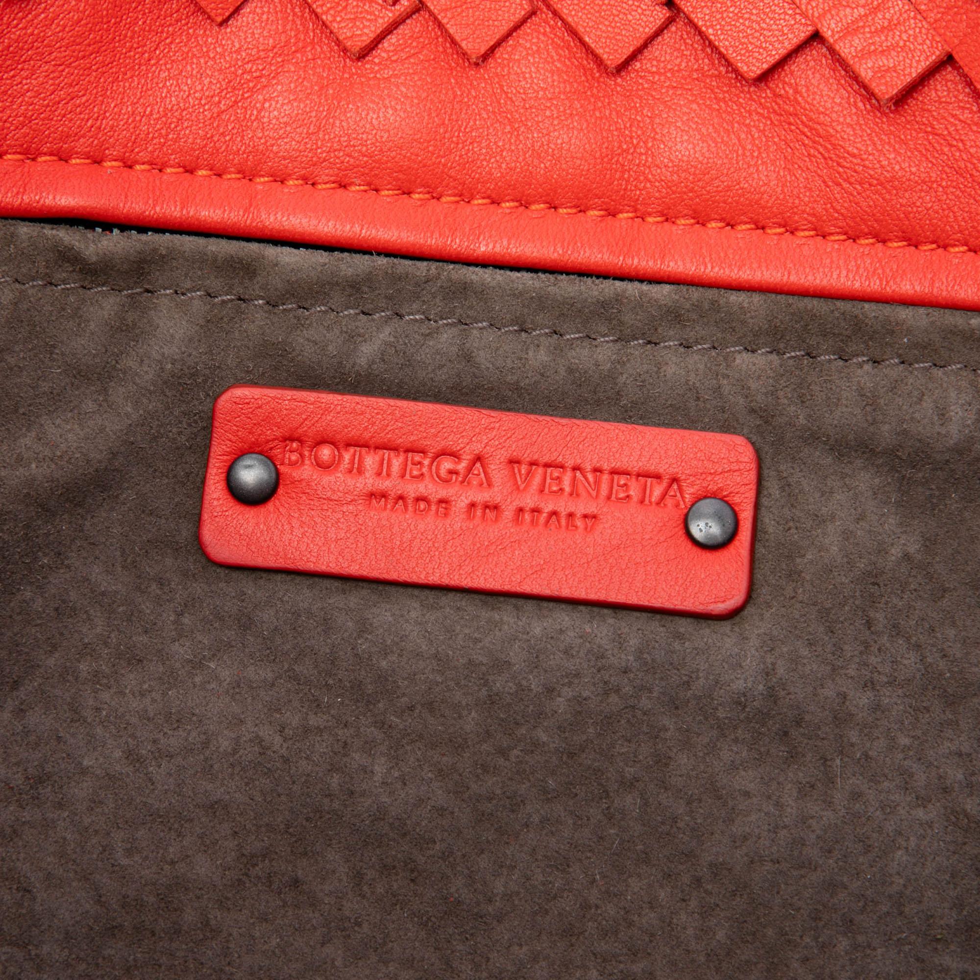 Bottega Veneta Nappa Intrecciato Patchwork Lido Fringe Tote