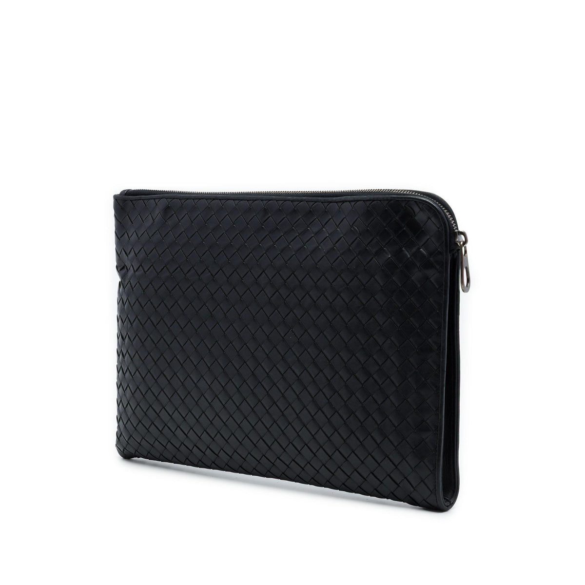 Bottega Veneta Nappa Intrecciato Portfolio Flap Clutch