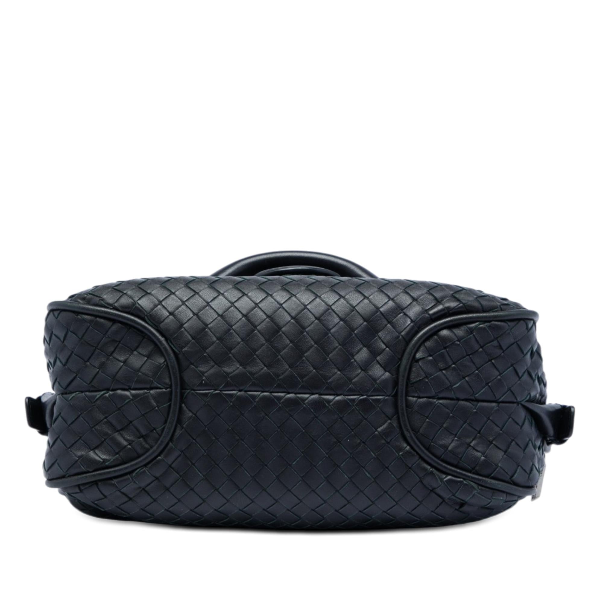 Bottega Veneta Nappa Intrecciato Rialto Shoulder Bag