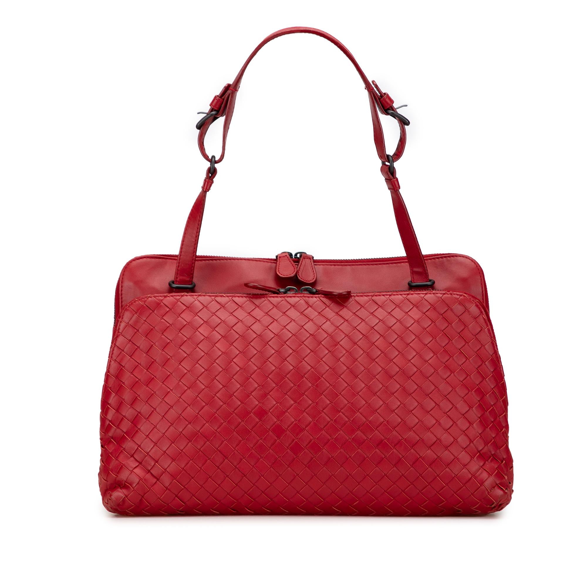 Bottega Veneta Nappa Intrecciato Shoulder Bag