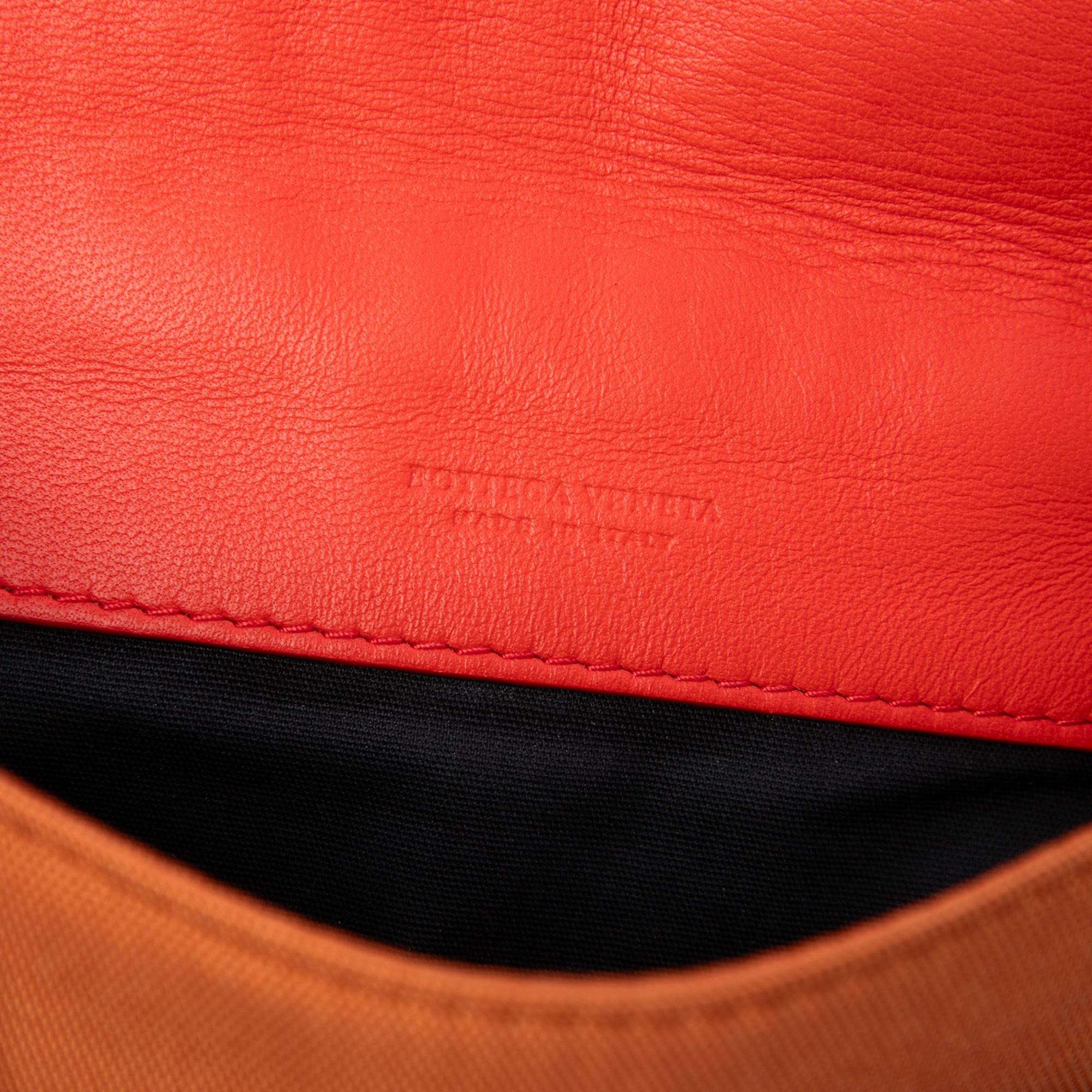 Bottega Veneta Nappa Intrecciato Trimmed Nylon High Tech Crossbody