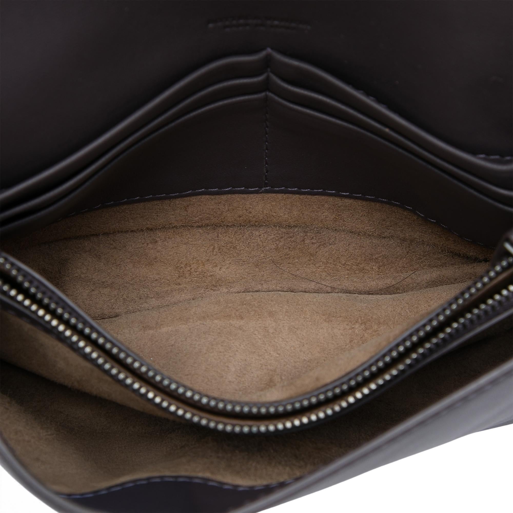 Bottega Veneta Nappa Intrecciato Trimmed Wallet On Chain