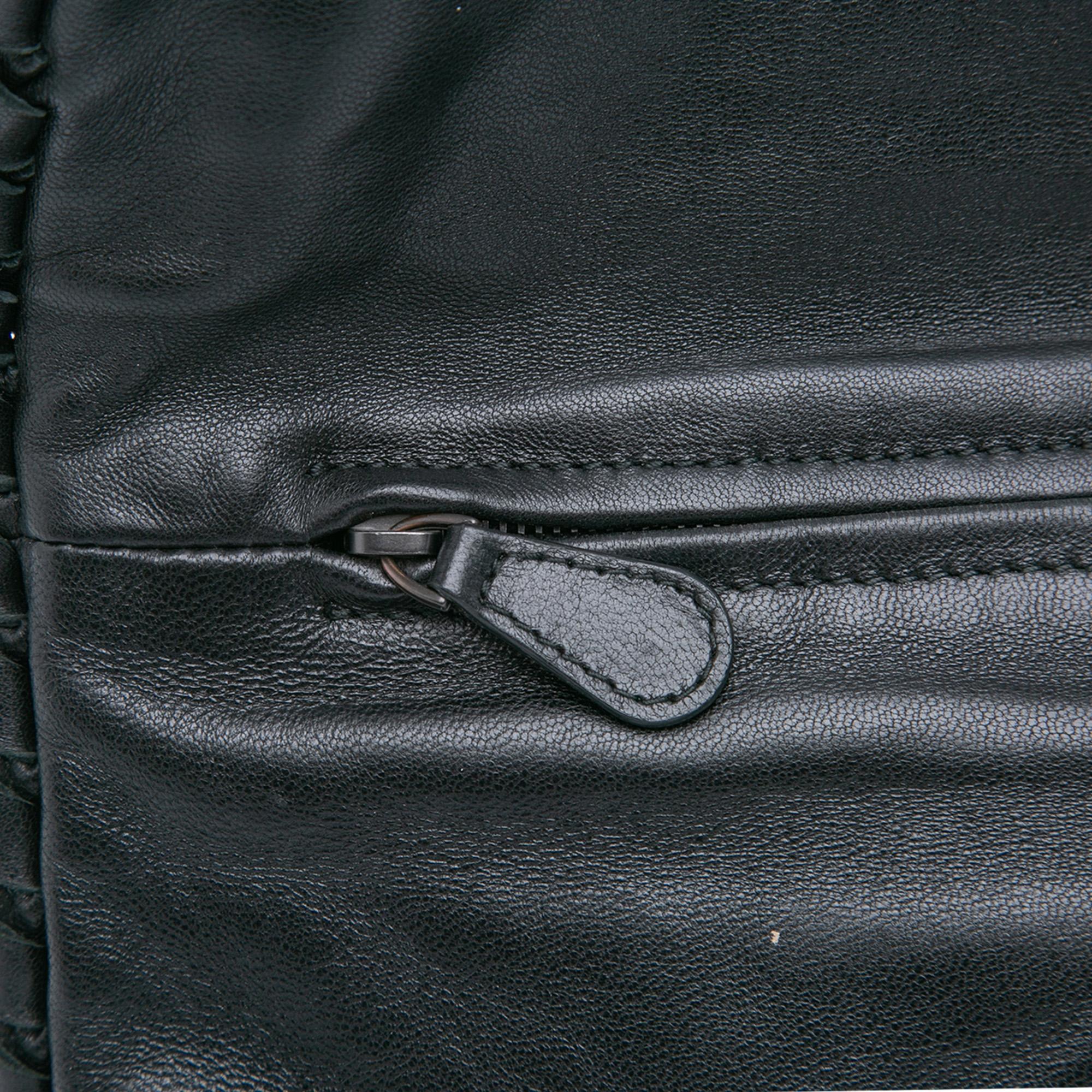 Bottega Veneta Nappa Intrecciato Turn Lock Clutch