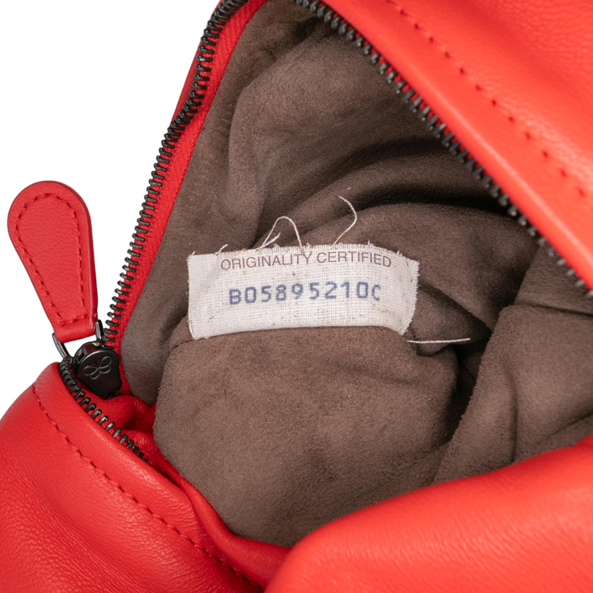 Bottega Veneta Nappa Intrecciato Turn Lock Clutch