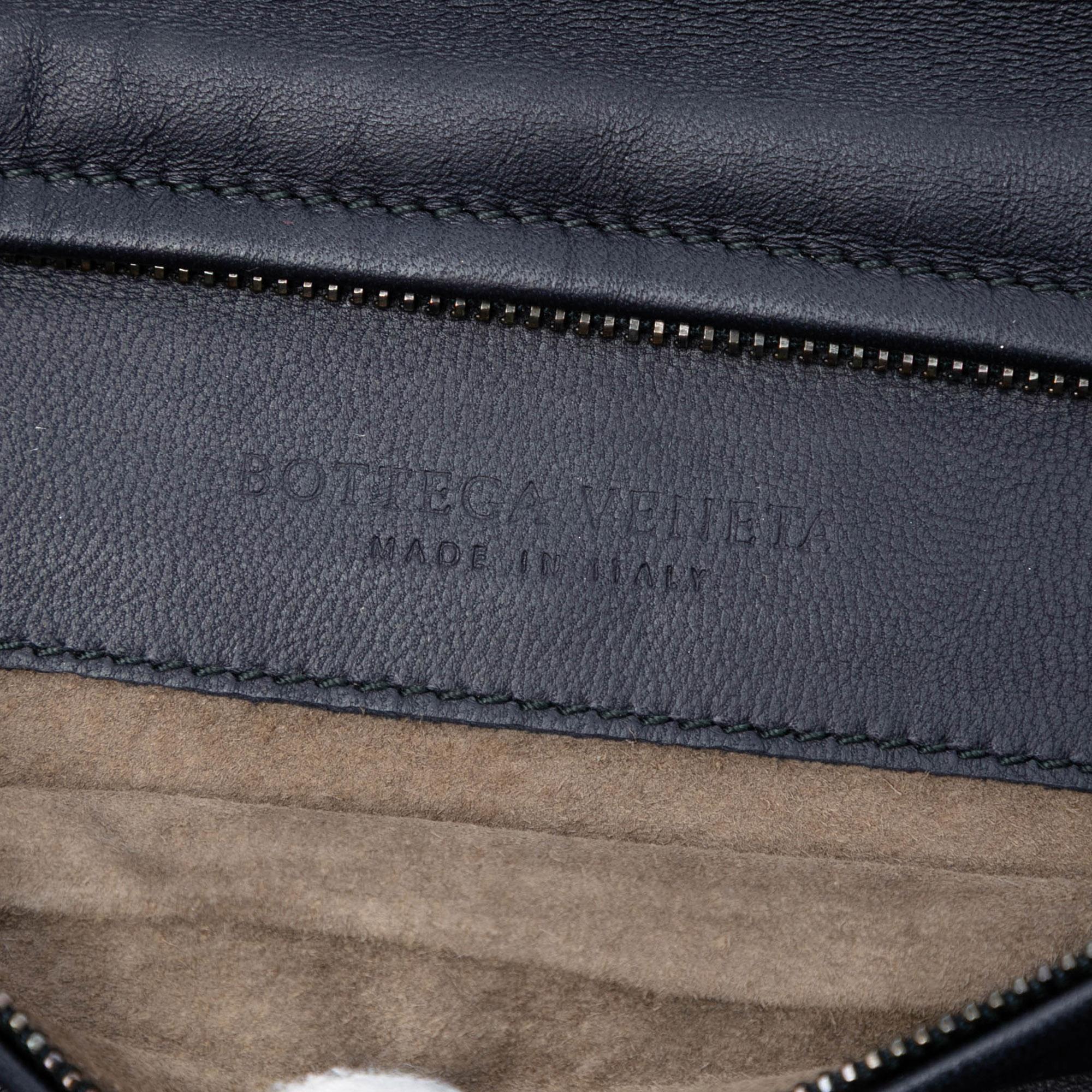 Bottega Veneta Nappa Intrecciato Turn Lock Clutch