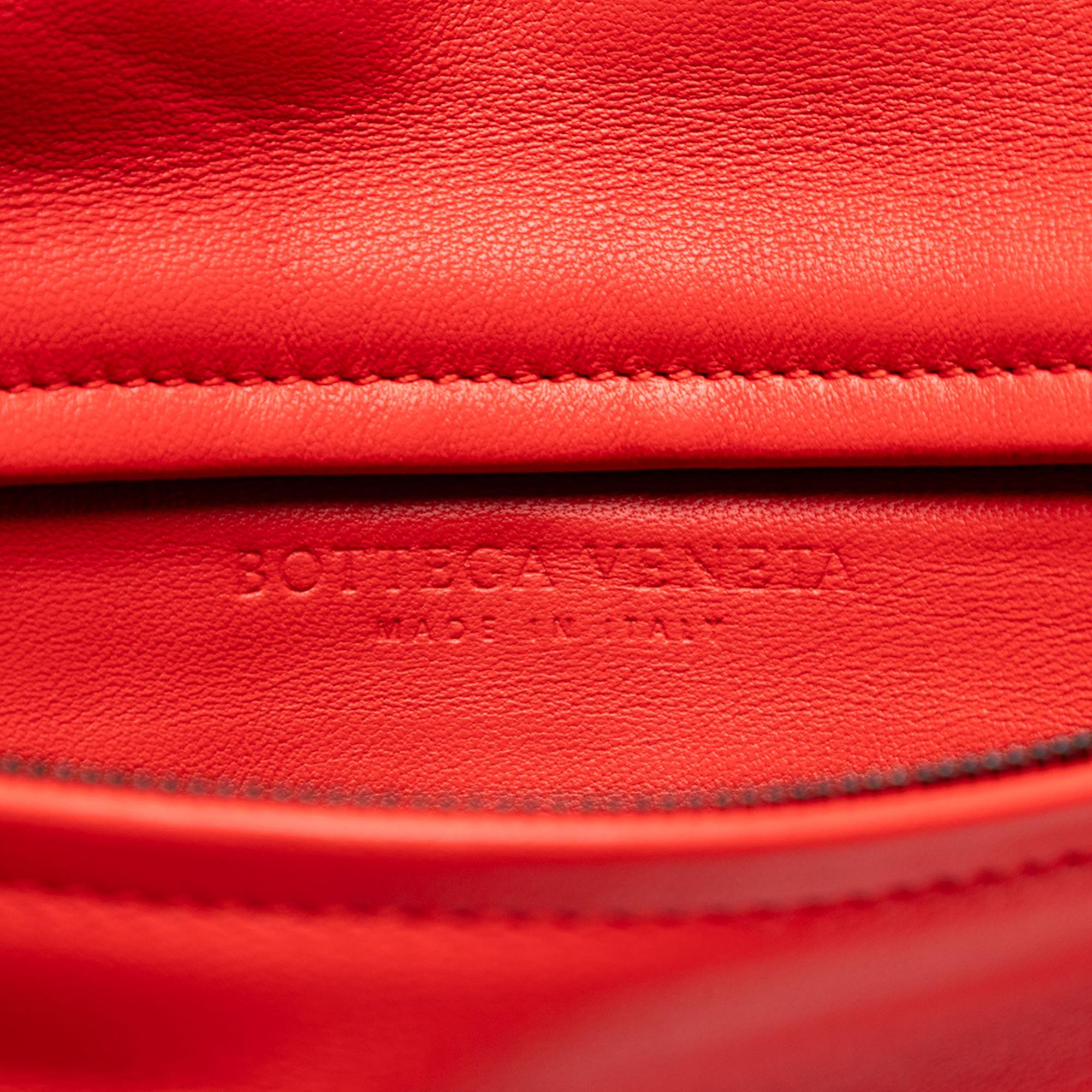 Bottega Veneta Nappa Intrecciato Turn Lock Clutch