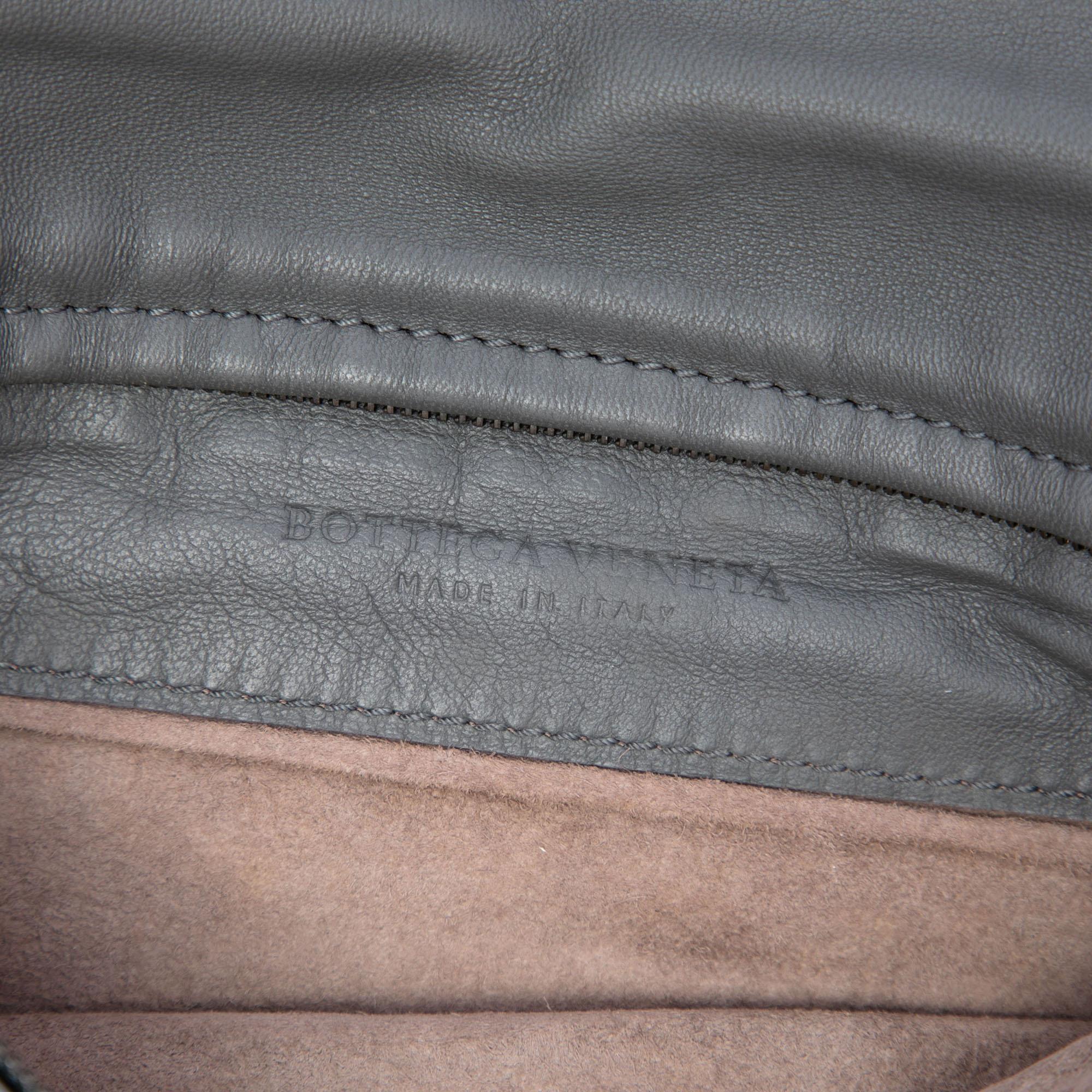 Bottega Veneta Nappa Intrecciato Turn Lock Clutch