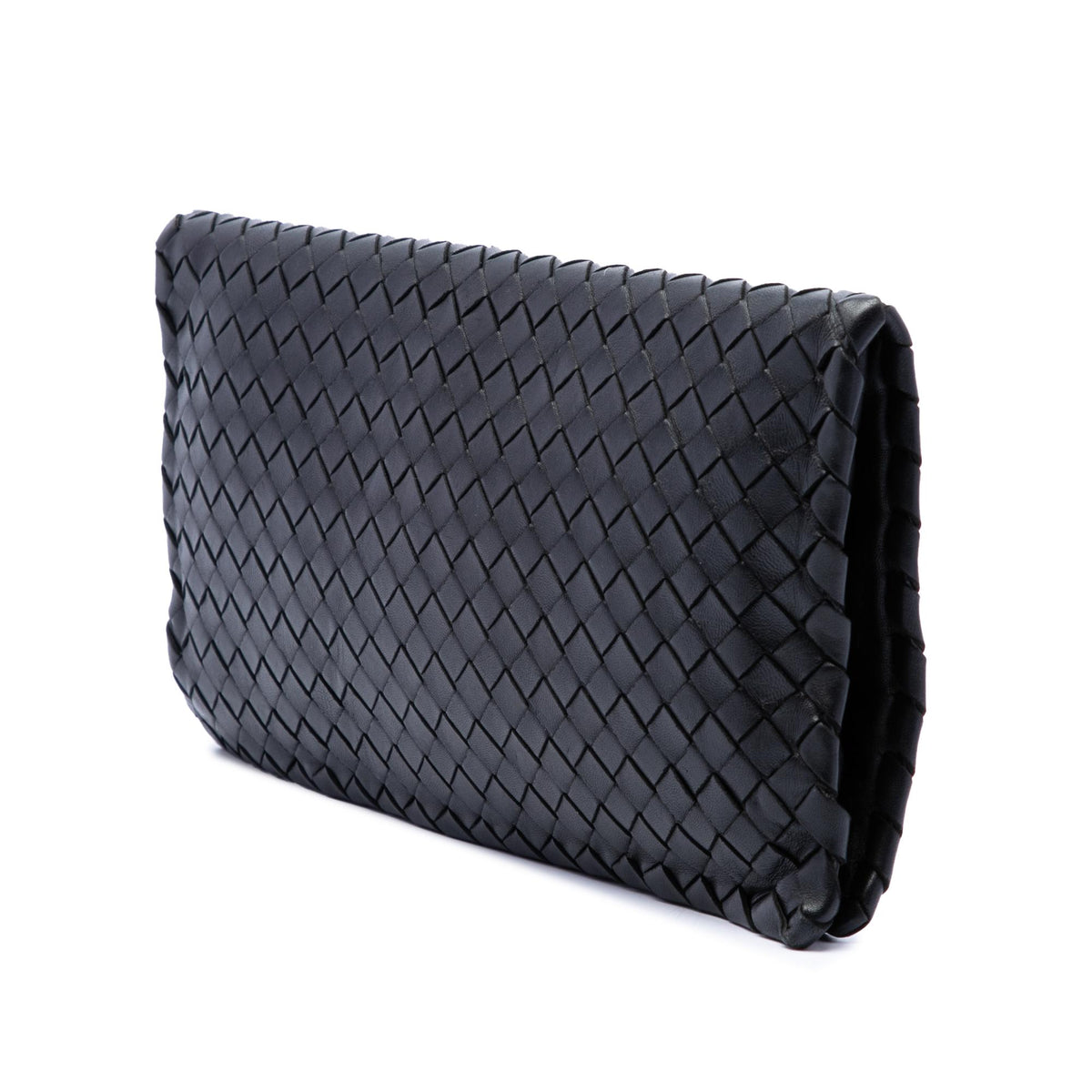 Bottega Veneta Nappa Intrecciato Turn Lock Clutch