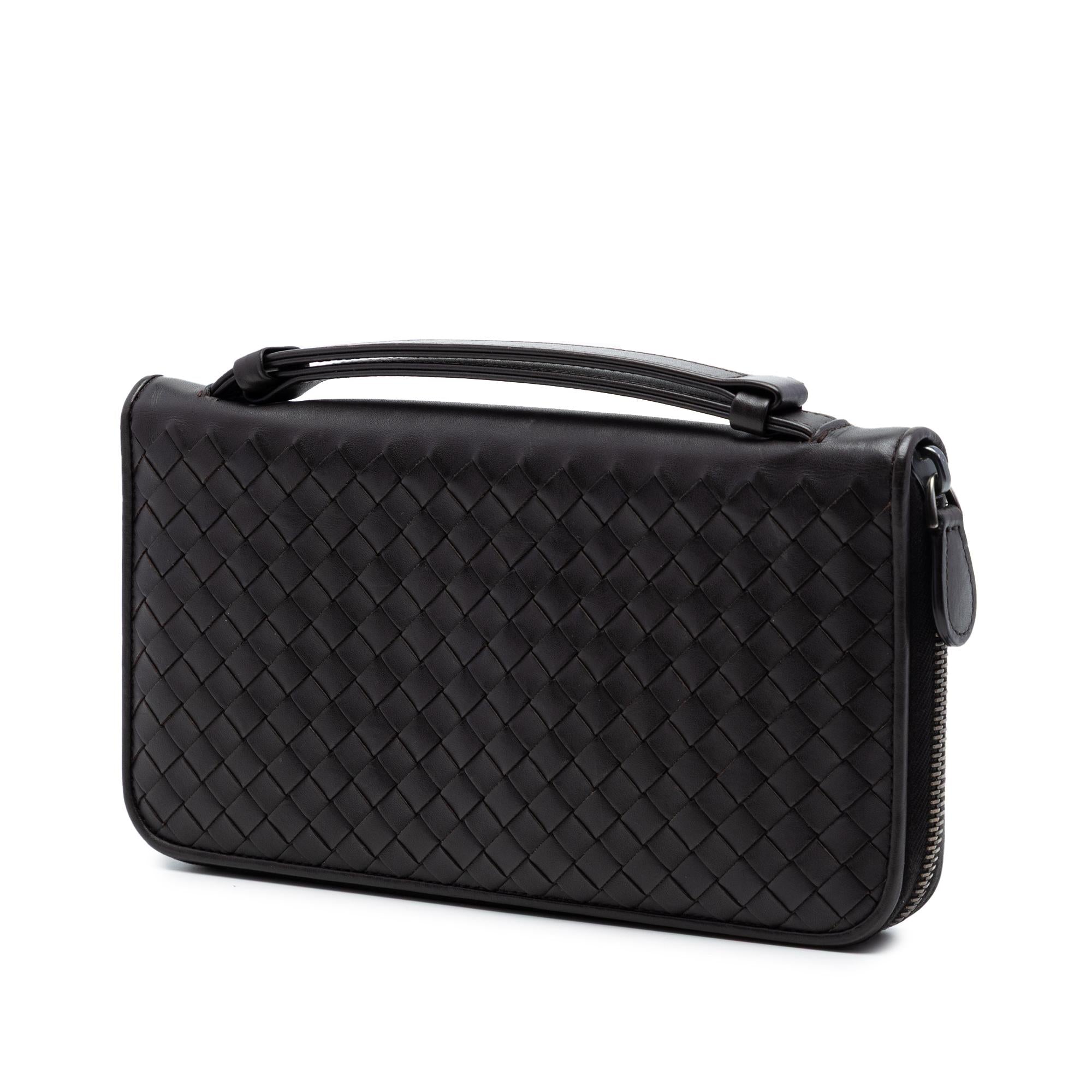 Bottega Veneta Nappa Intrecciato VN Travel Organizer Wallet