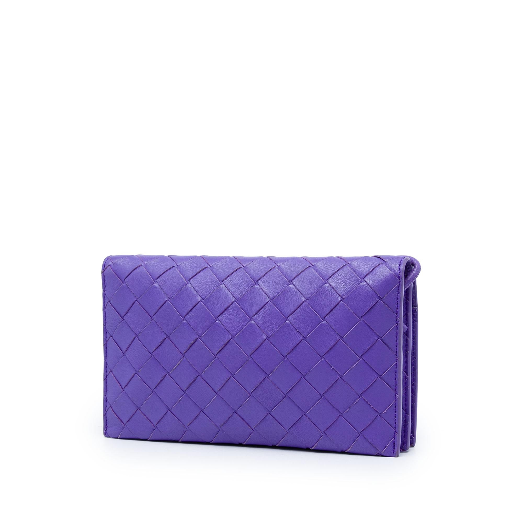 Bottega Veneta Nappa Intrecciato Wallet On Strap