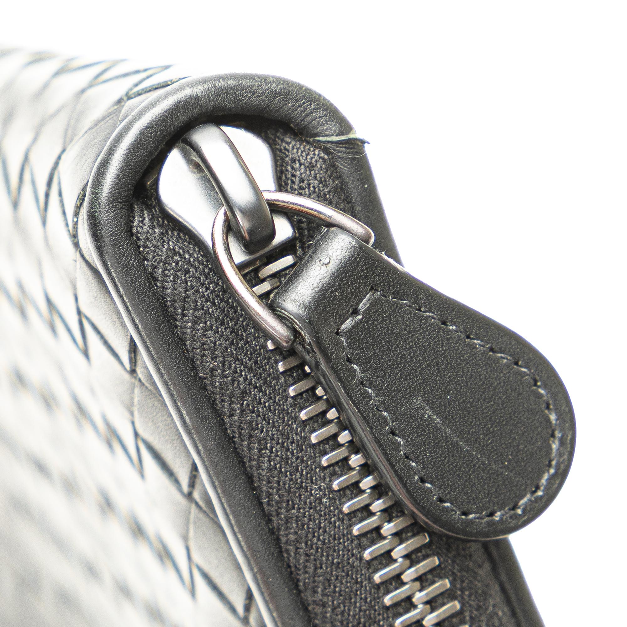 Bottega Veneta Nappa Intrecciato Zip Around Long Wallet