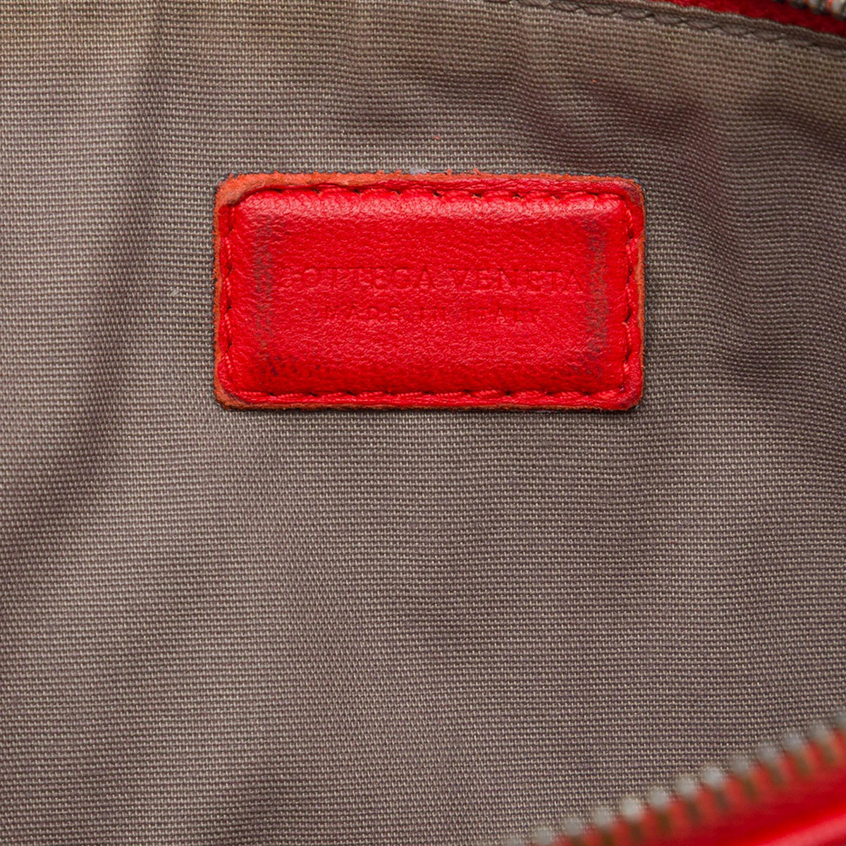 Bottega Veneta Nappa Intrecciato Zip Pouch