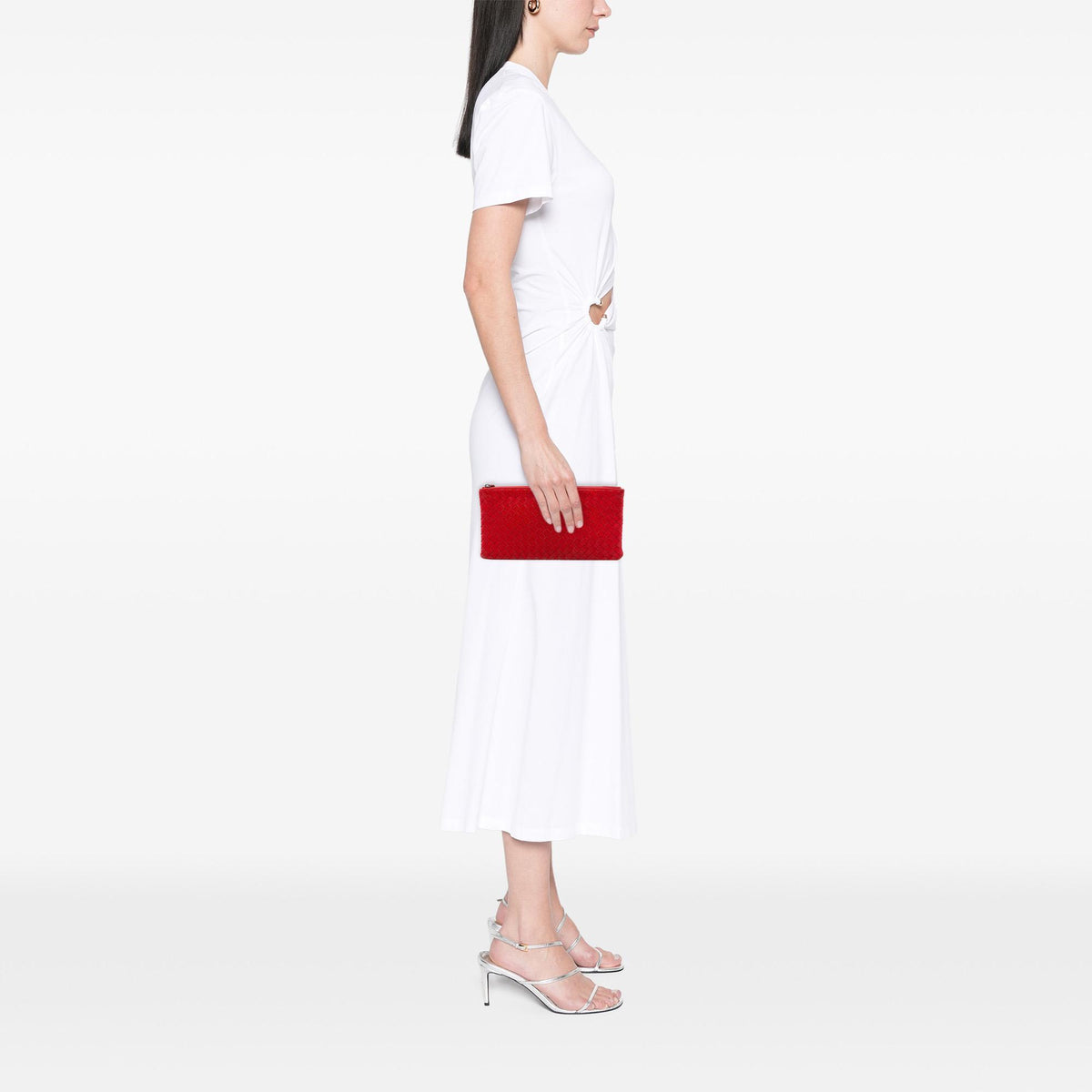 Bottega Veneta Nappa Intrecciato Zip Pouch