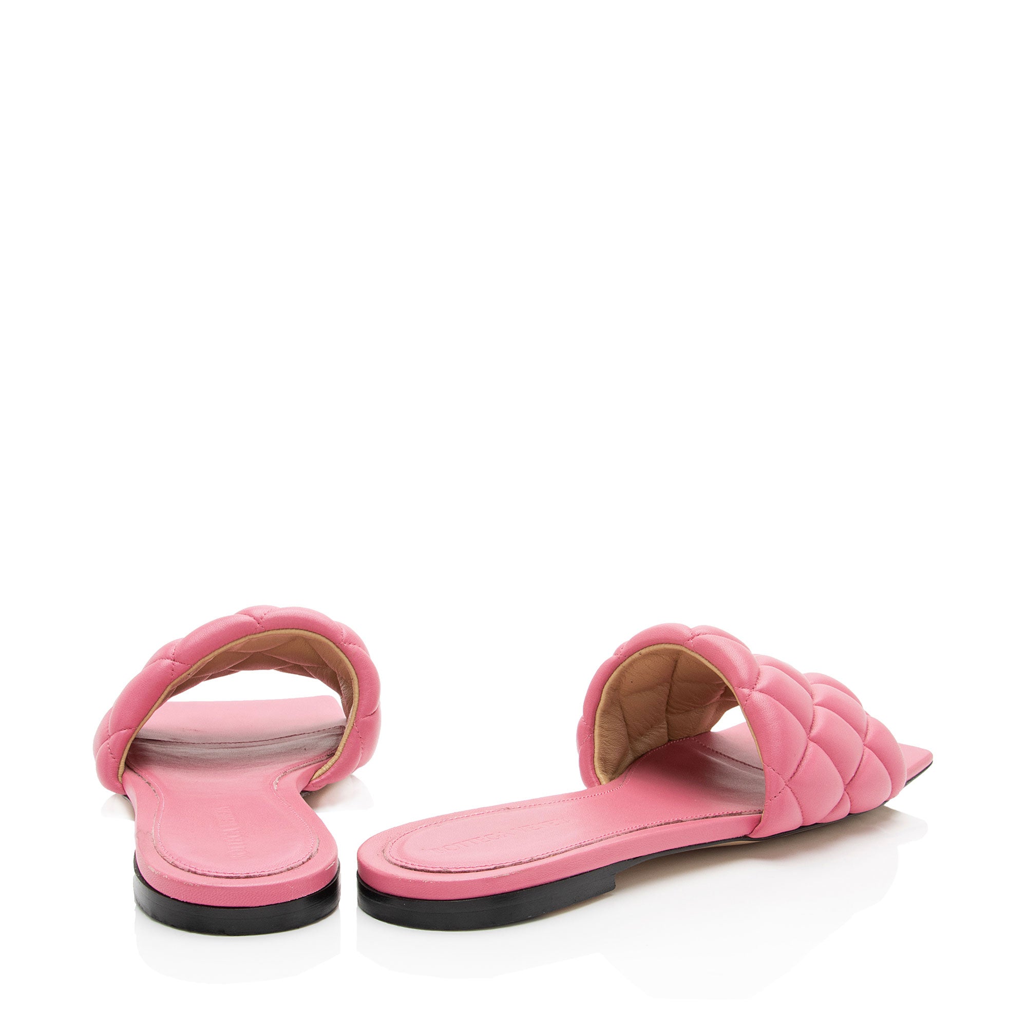 Bottega Veneta Quilted Nappa Padded Slide Sandals - Size 8.5 / 38.5