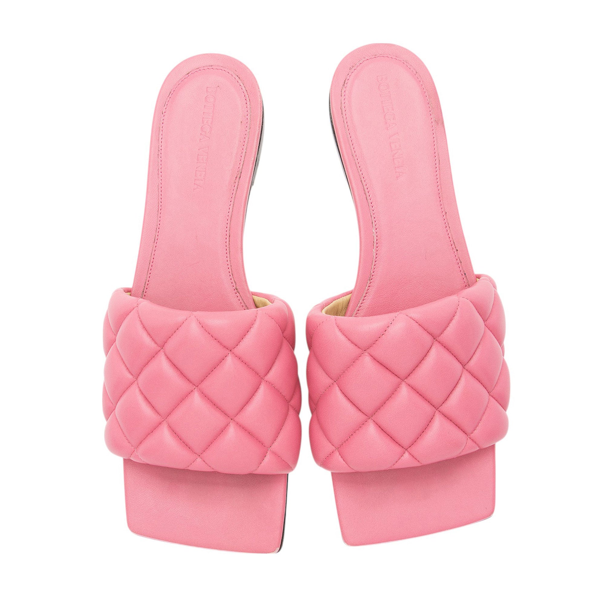 Bottega Veneta Quilted Nappa Padded Slide Sandals - Size 8.5 / 38.5