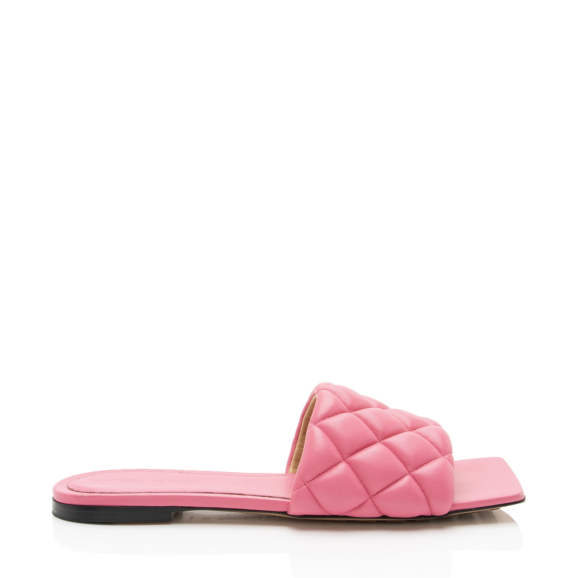 Bottega Veneta Quilted Nappa Padded Slide Sandals - Size 8.5 / 38.5