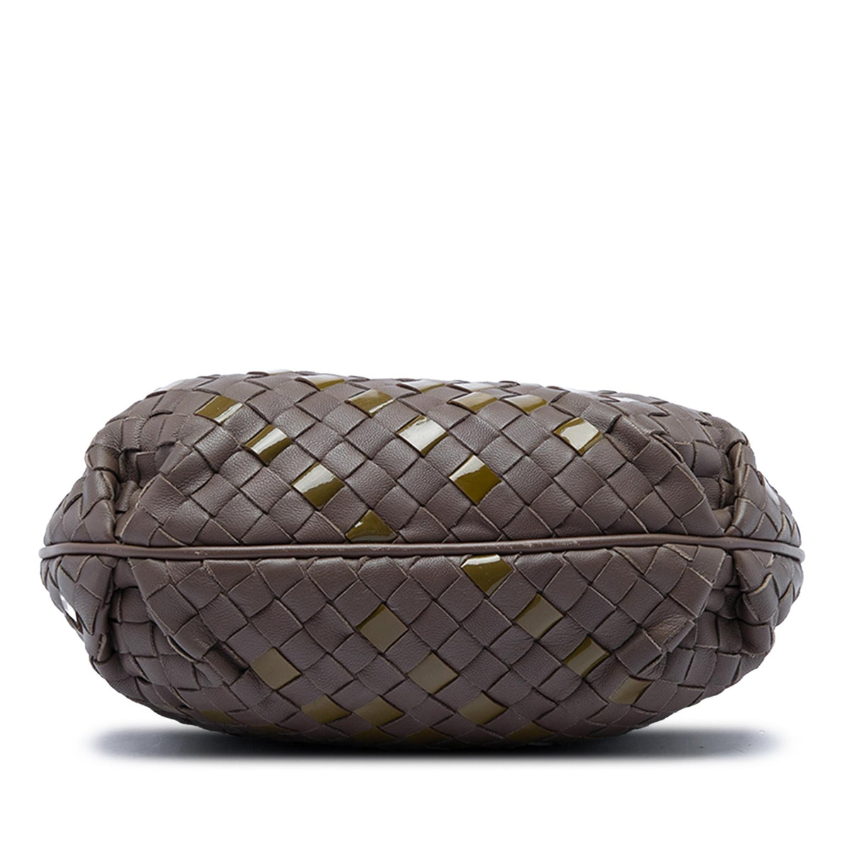 Bottega Veneta Nappa and Patent Intrecciato Crossbody