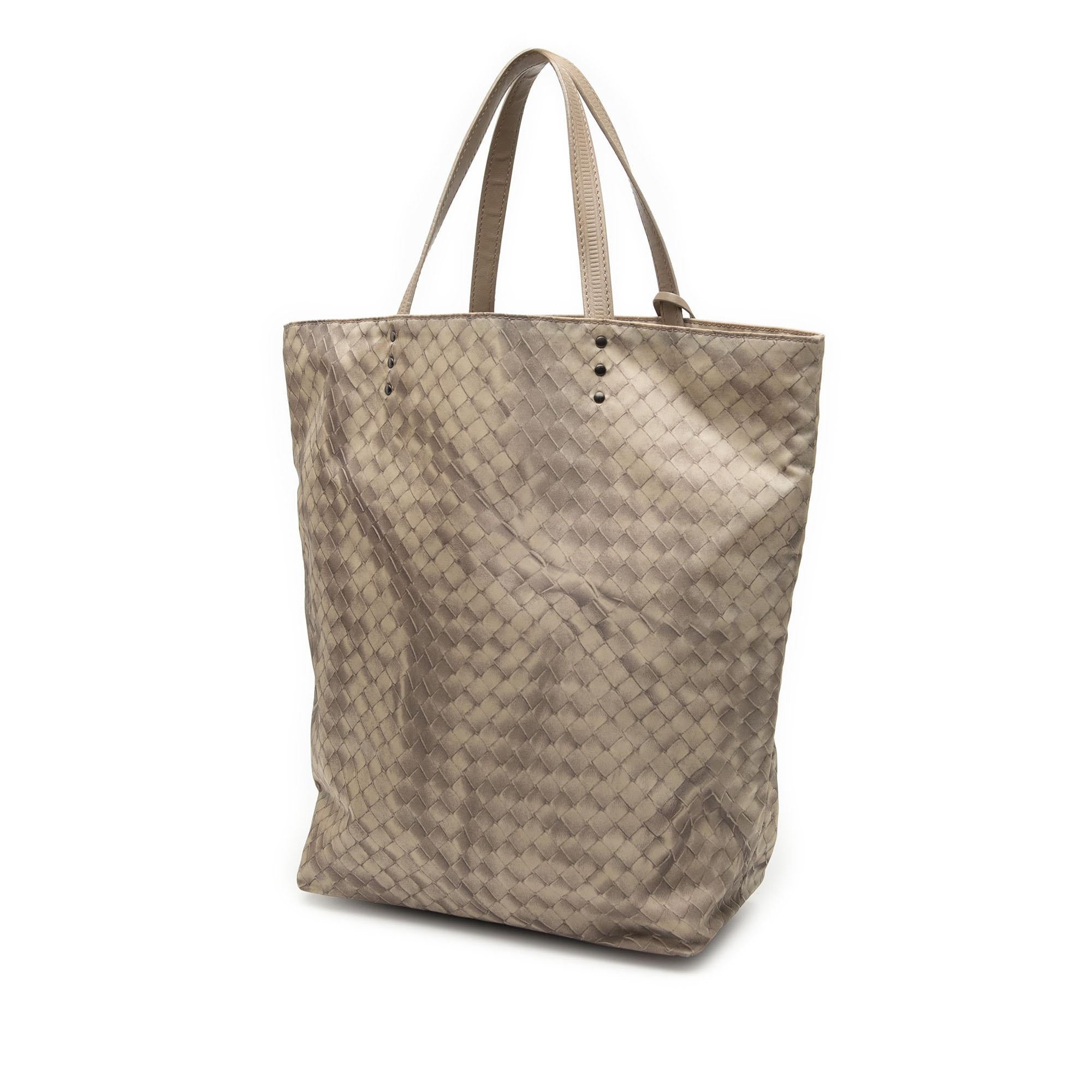 Bottega Veneta Nylon Intrecciolusion Tote